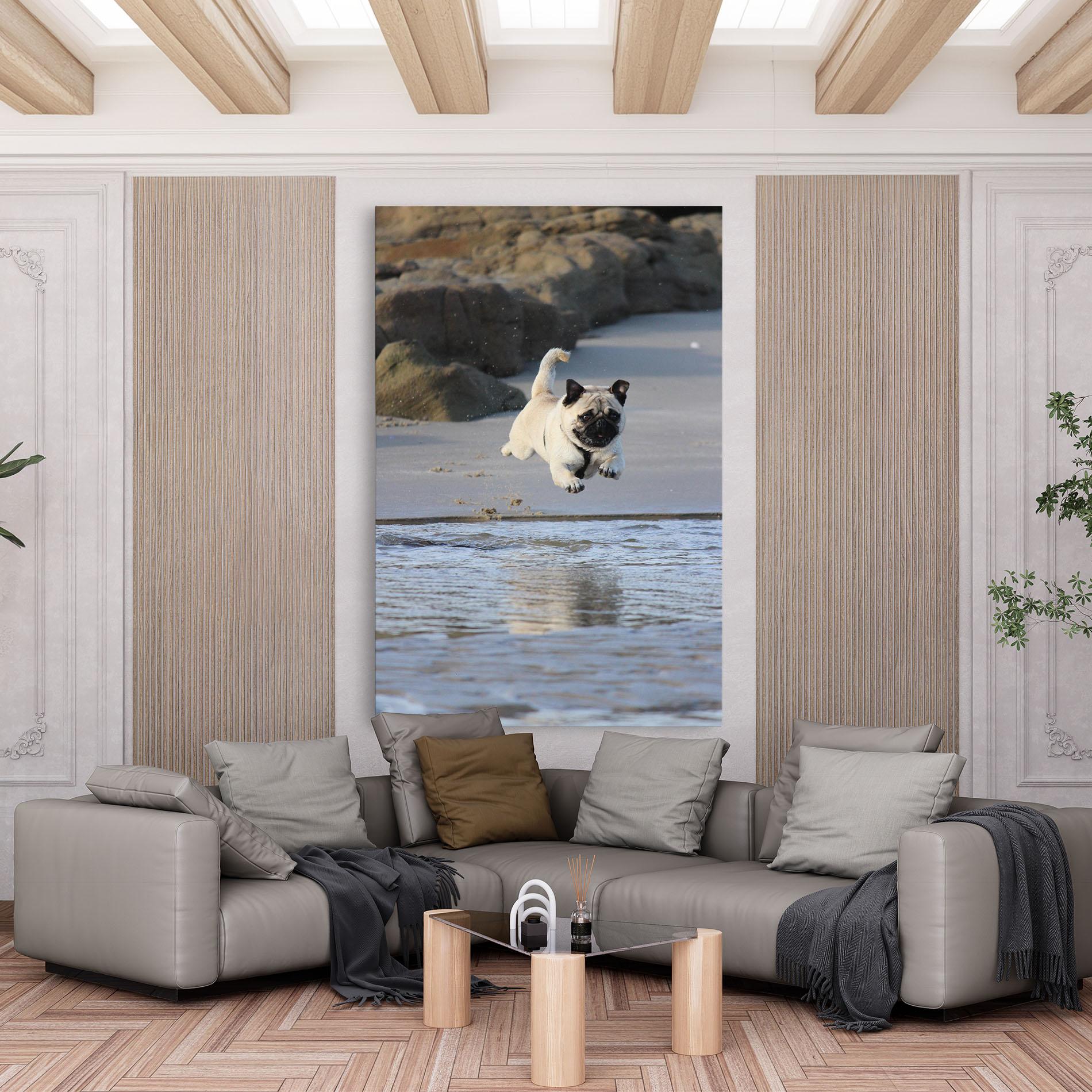 Tablou Canvas Water Pug mockup 6