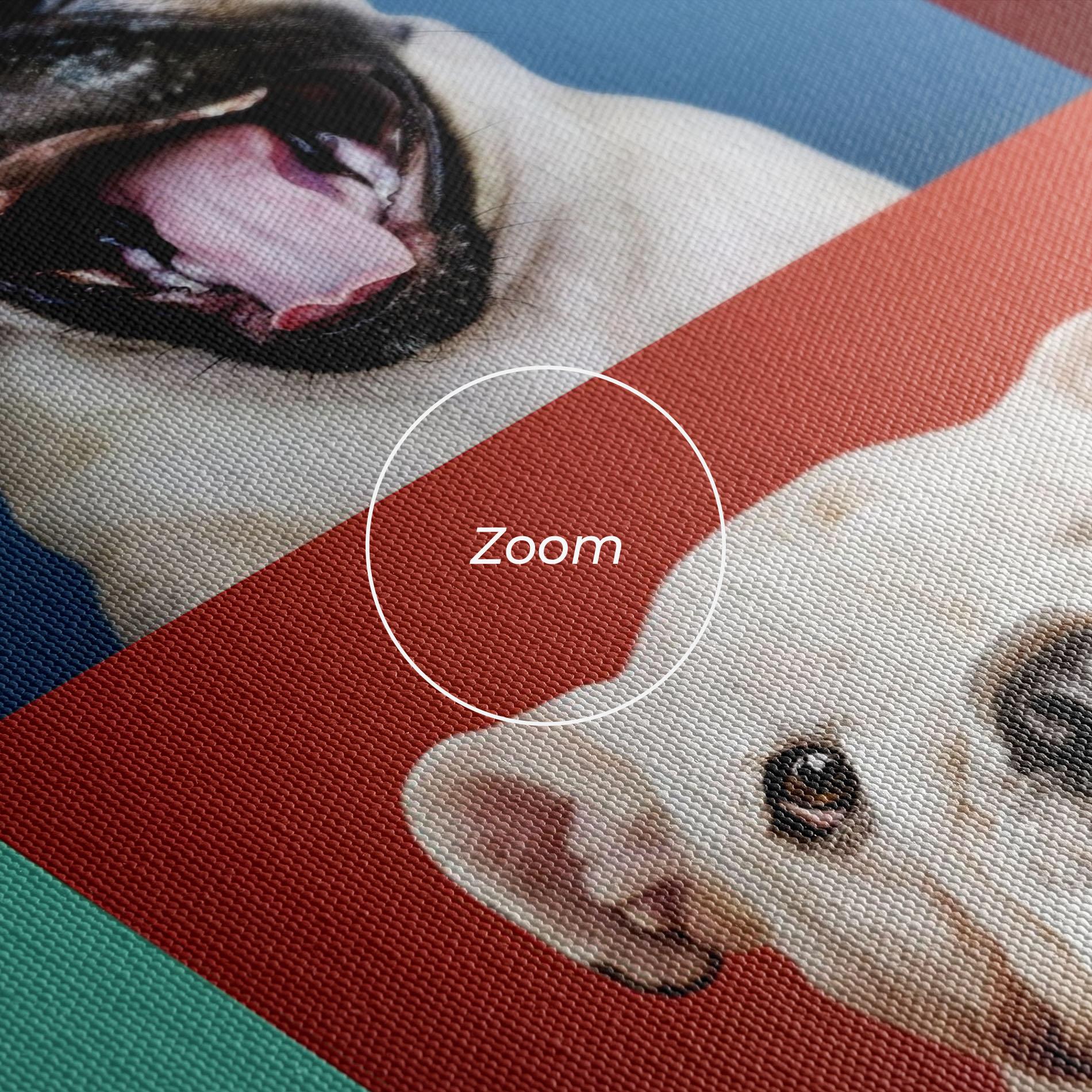 Tablou Canvas Adorable Puppies Mix mockup 3