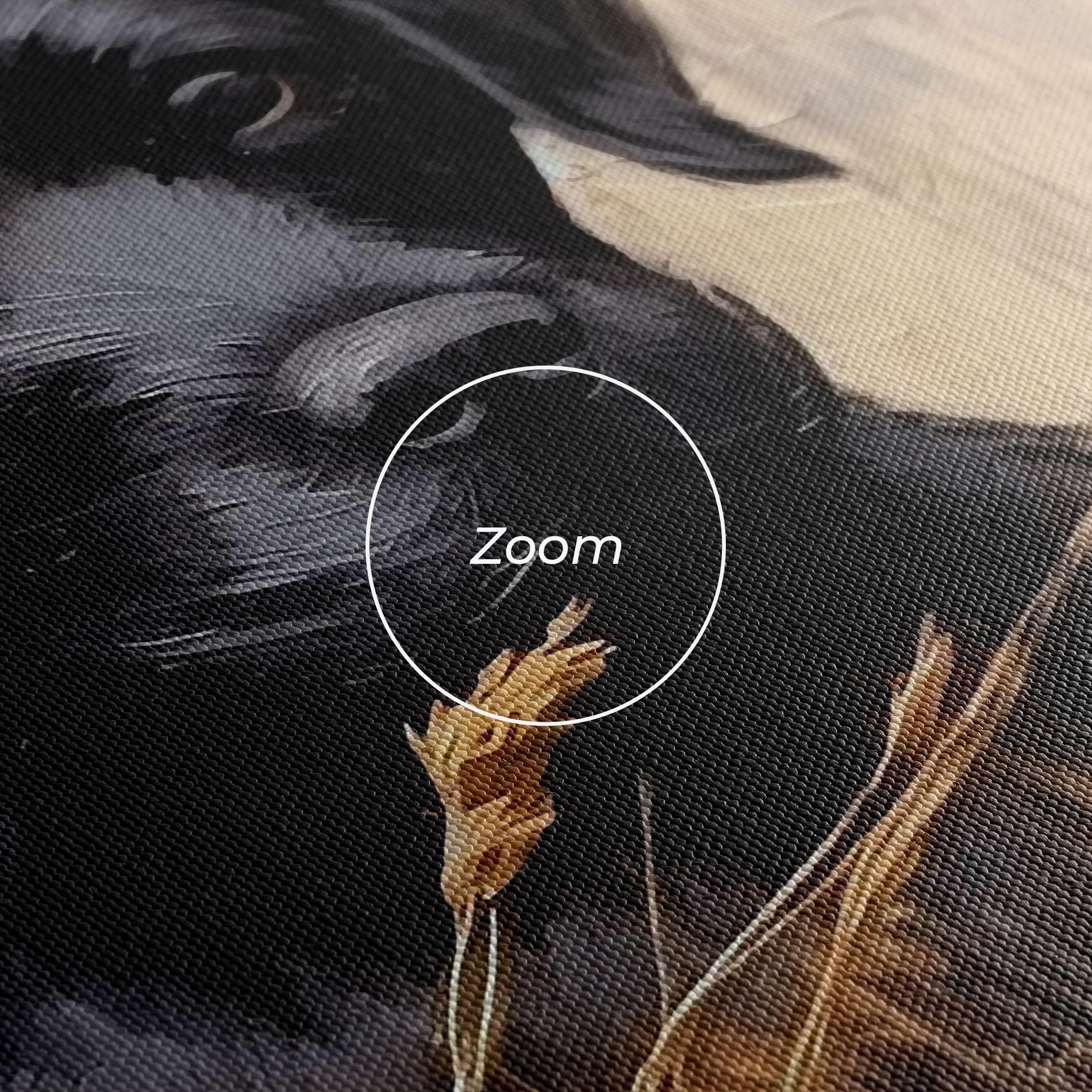 Tablou Canvas Black Dog Art mockup 3