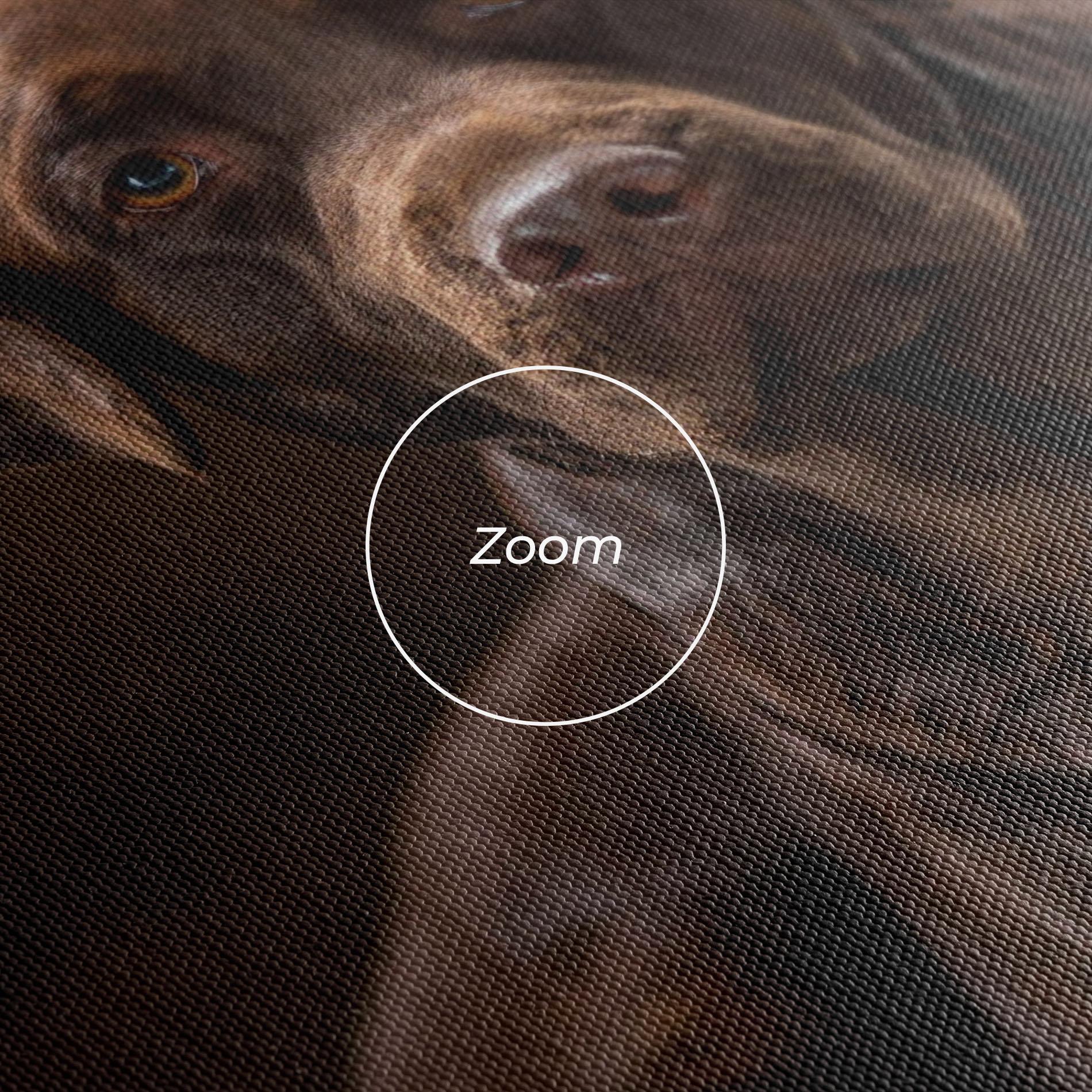 Tablou Canvas Cute Brown Labrador mockup 3