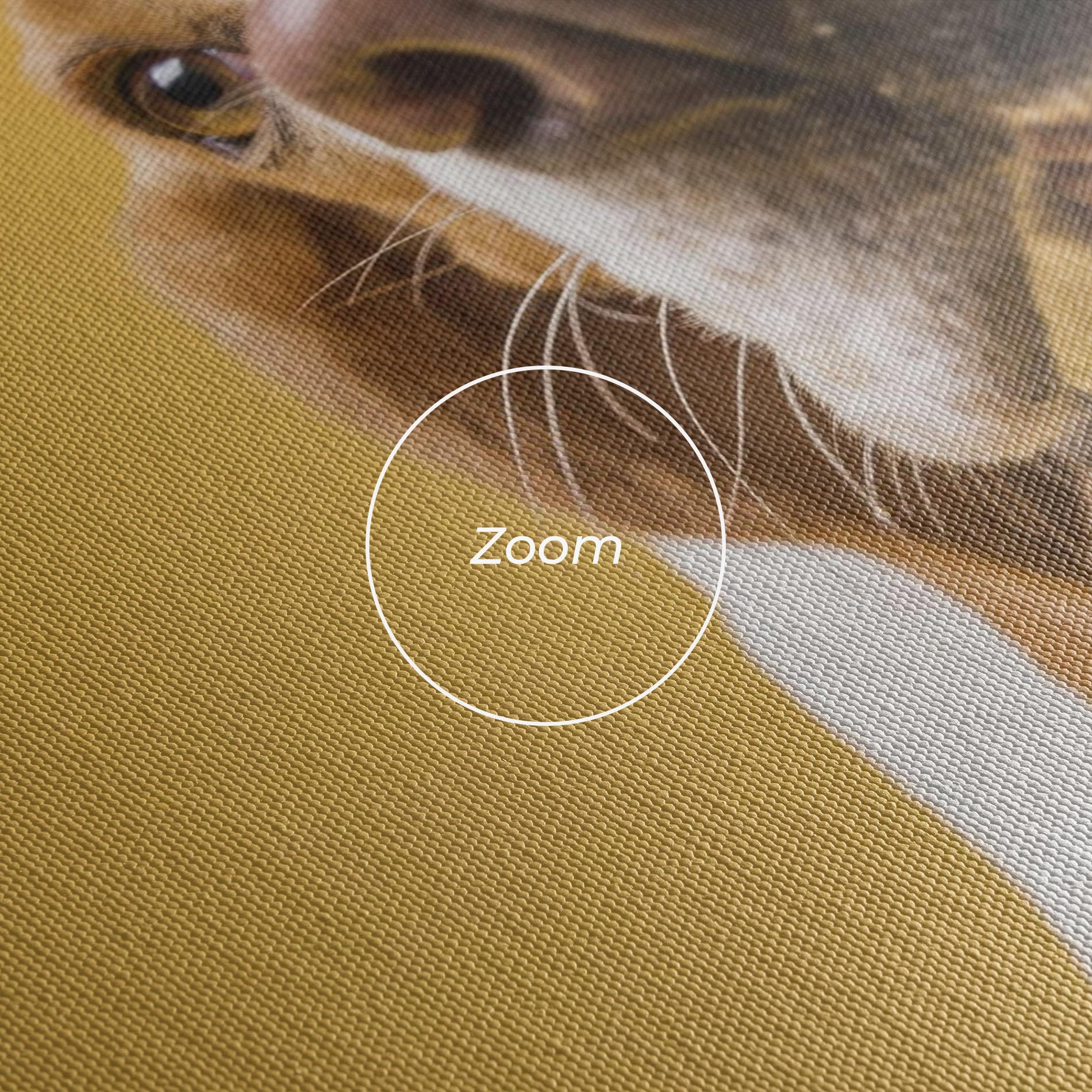 Tablou Canvas Dog Eating Bone mockup 3