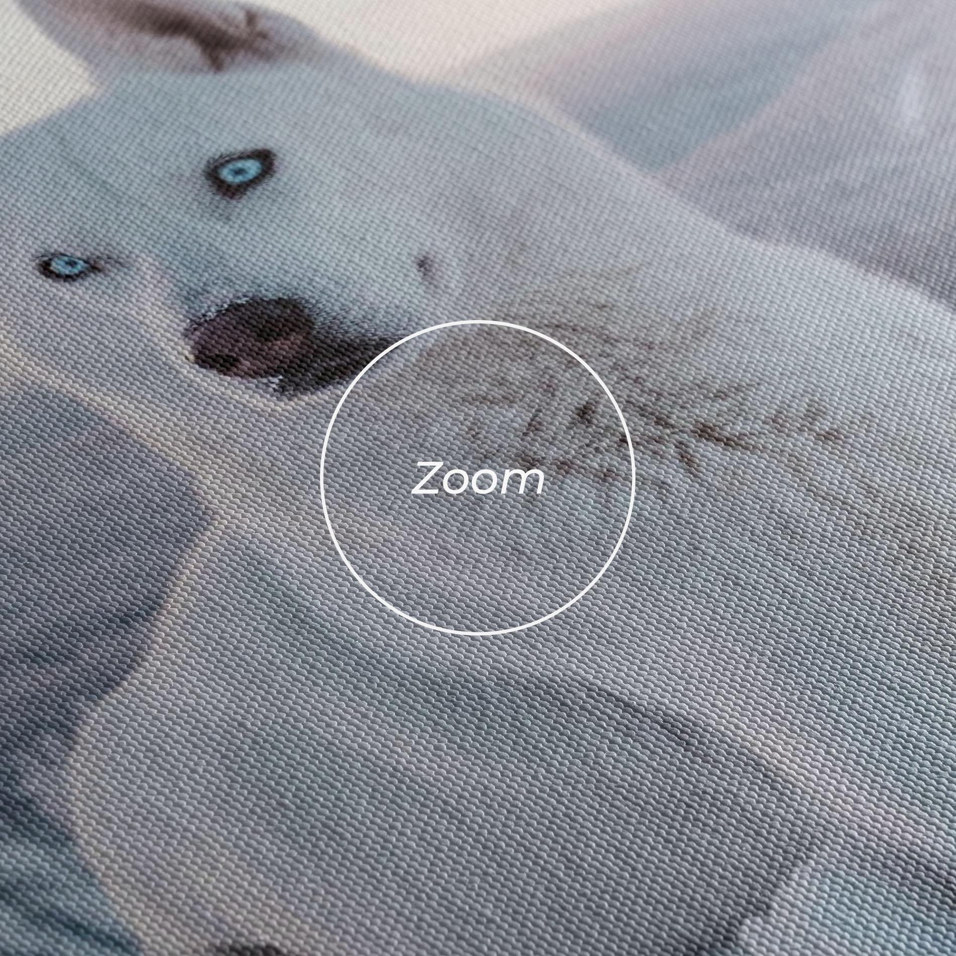 Tablou Canvas White Husky mockup 3