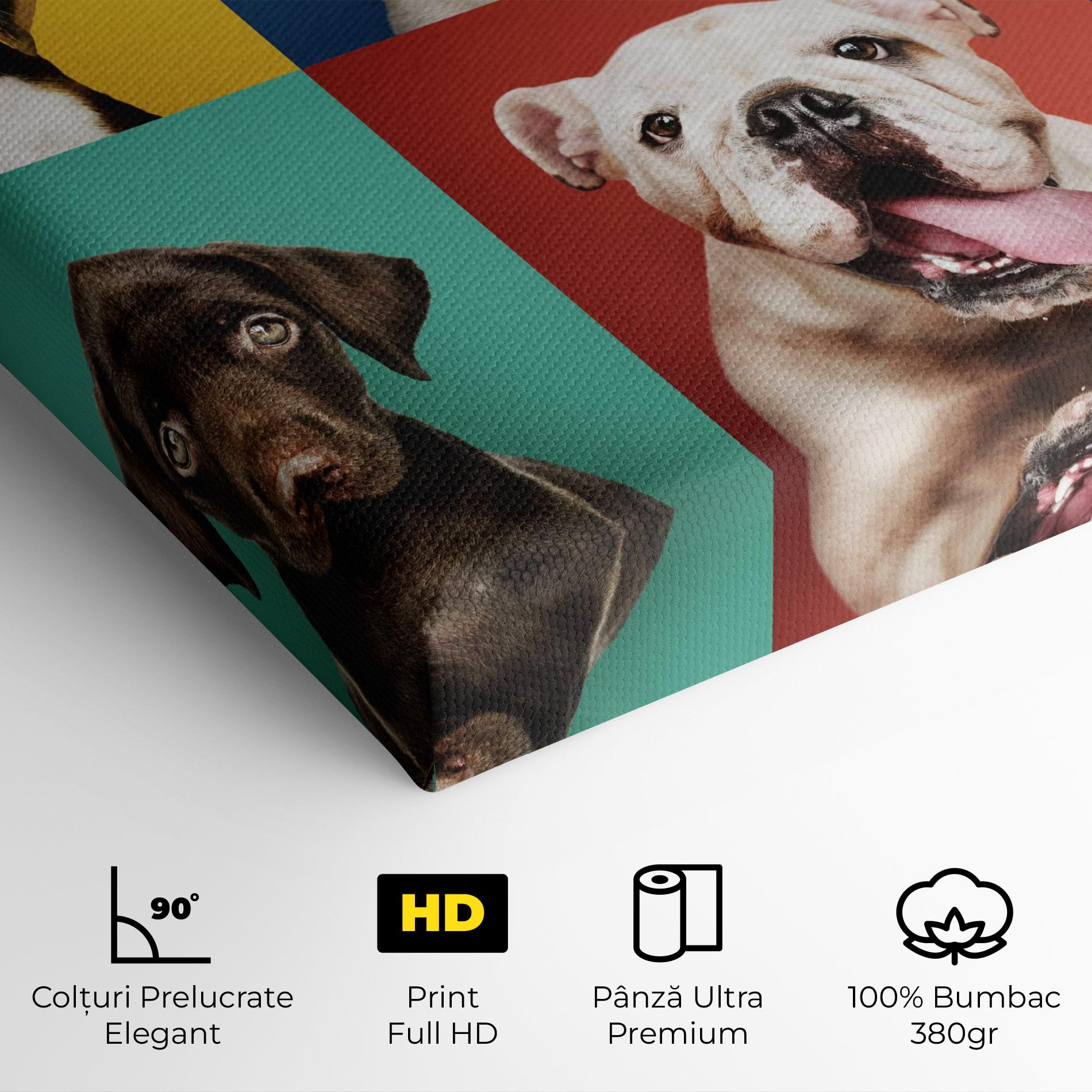 Tablou Canvas Adorable Puppies Mix mockup 4