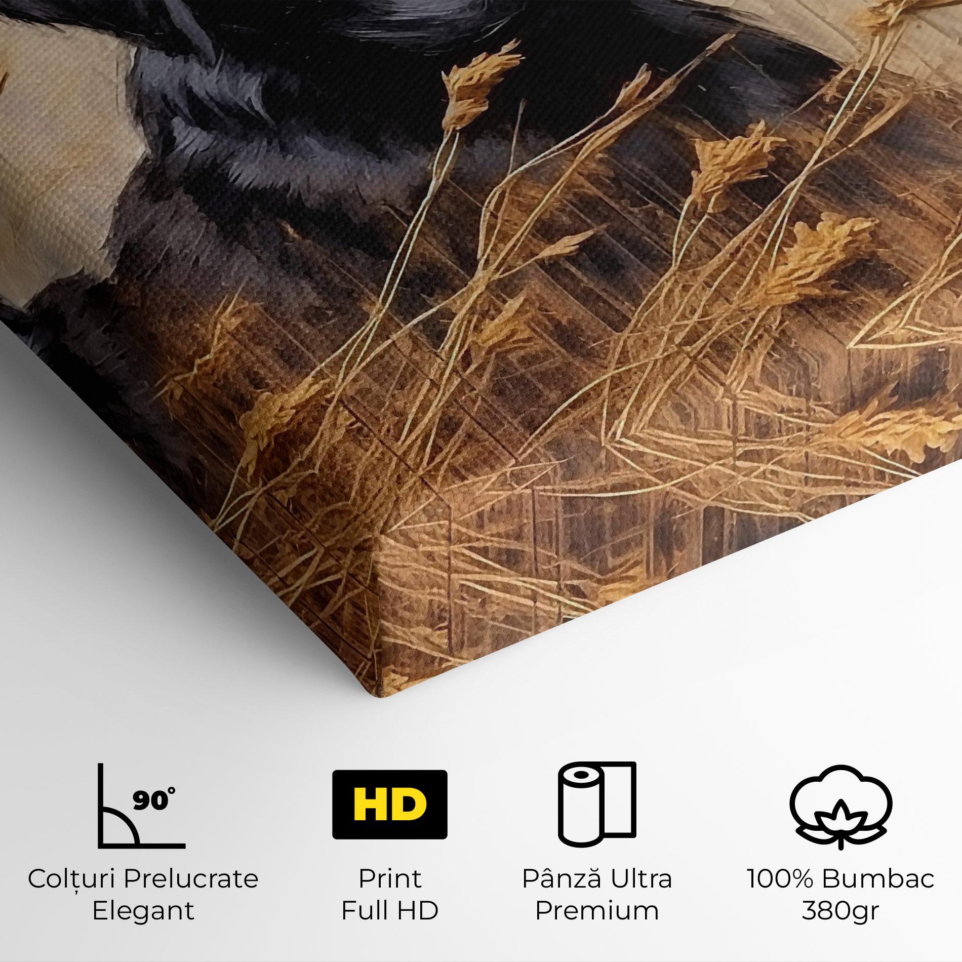 Tablou Canvas Black Dog Art mockup 4