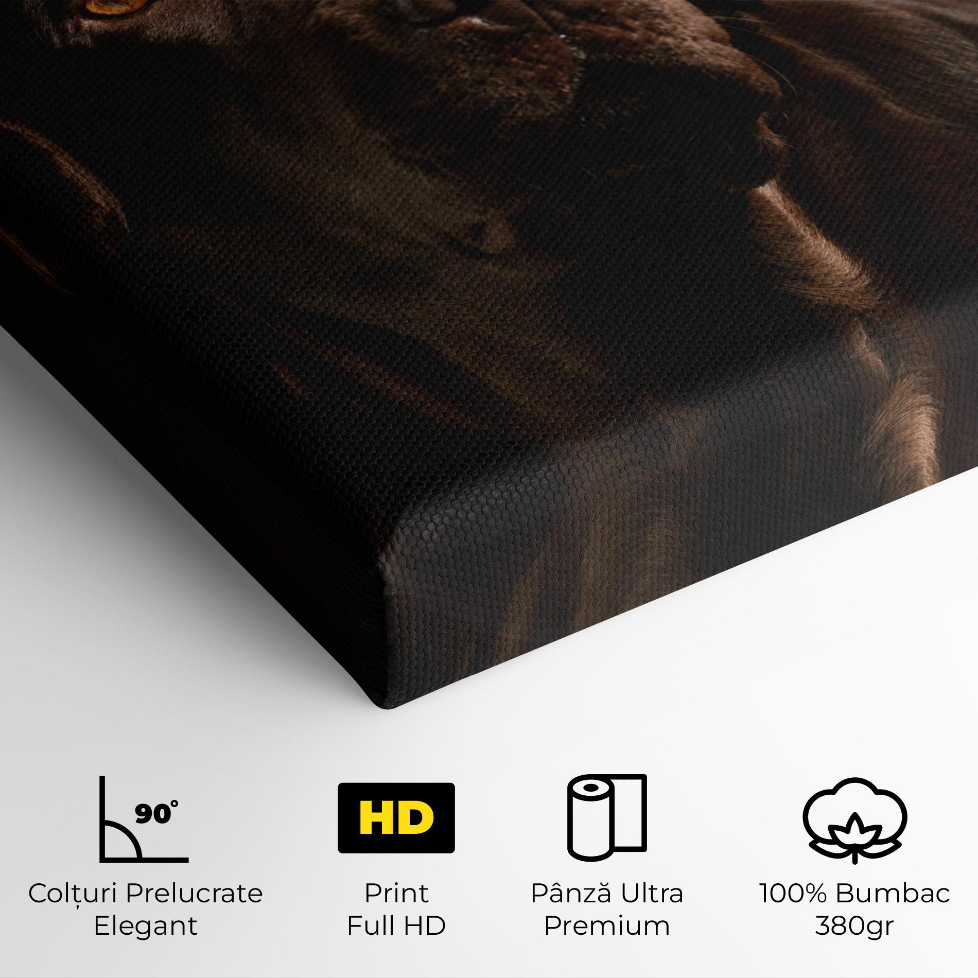 Tablou Canvas Brown Labrador mockup 4