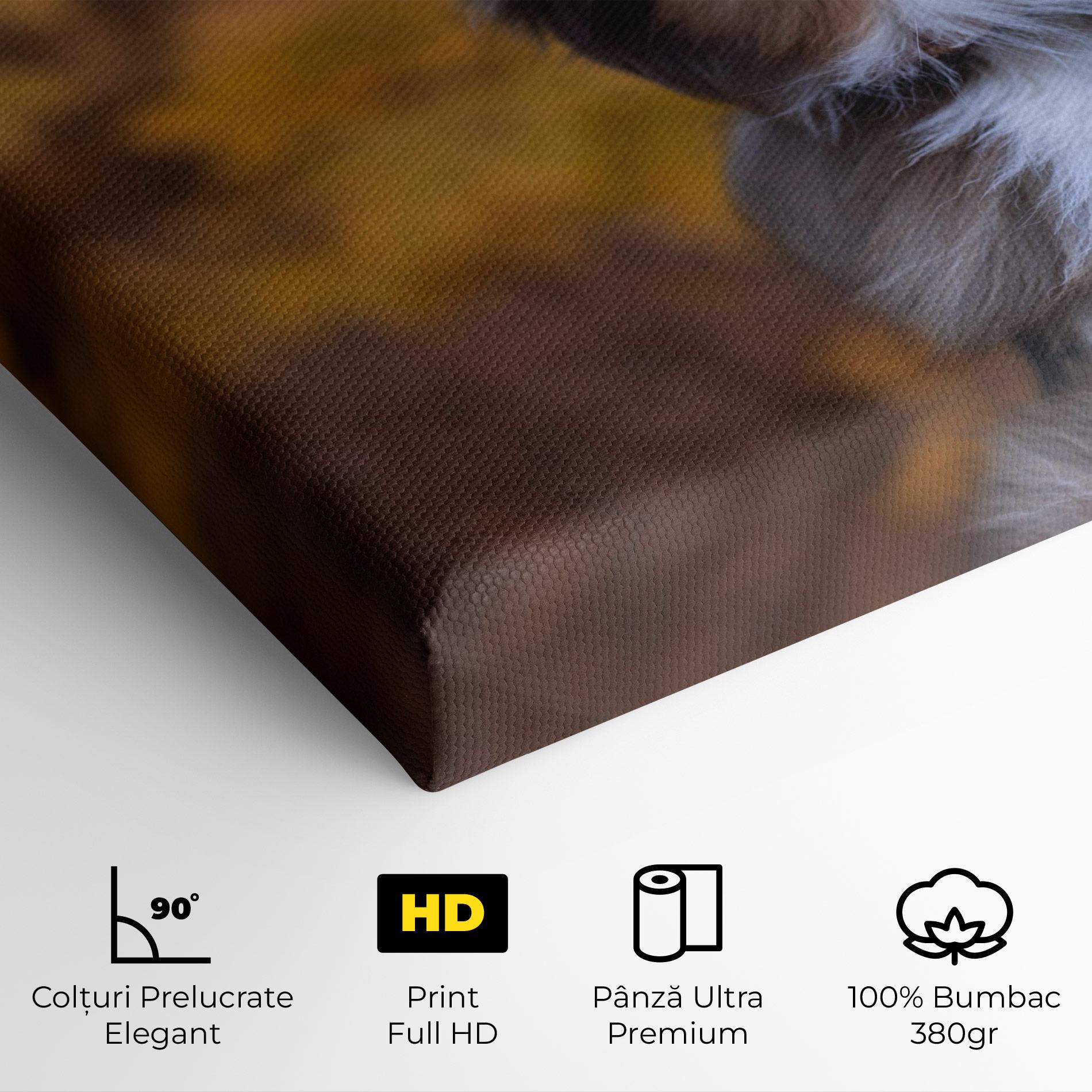 Tablou Canvas Coffee Brown Dog mockup 4
