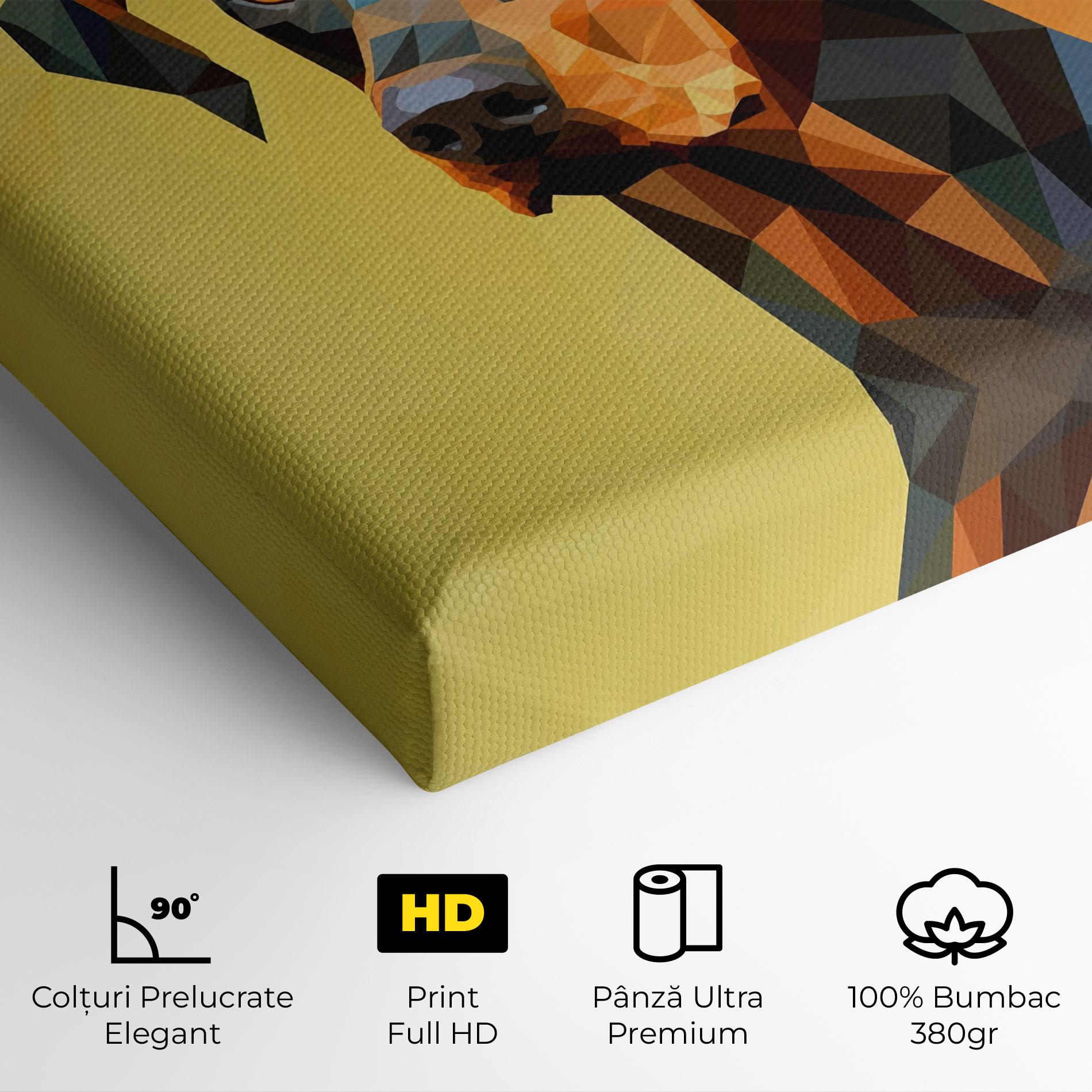 Tablou Canvas Digital Art Dog mockup 4