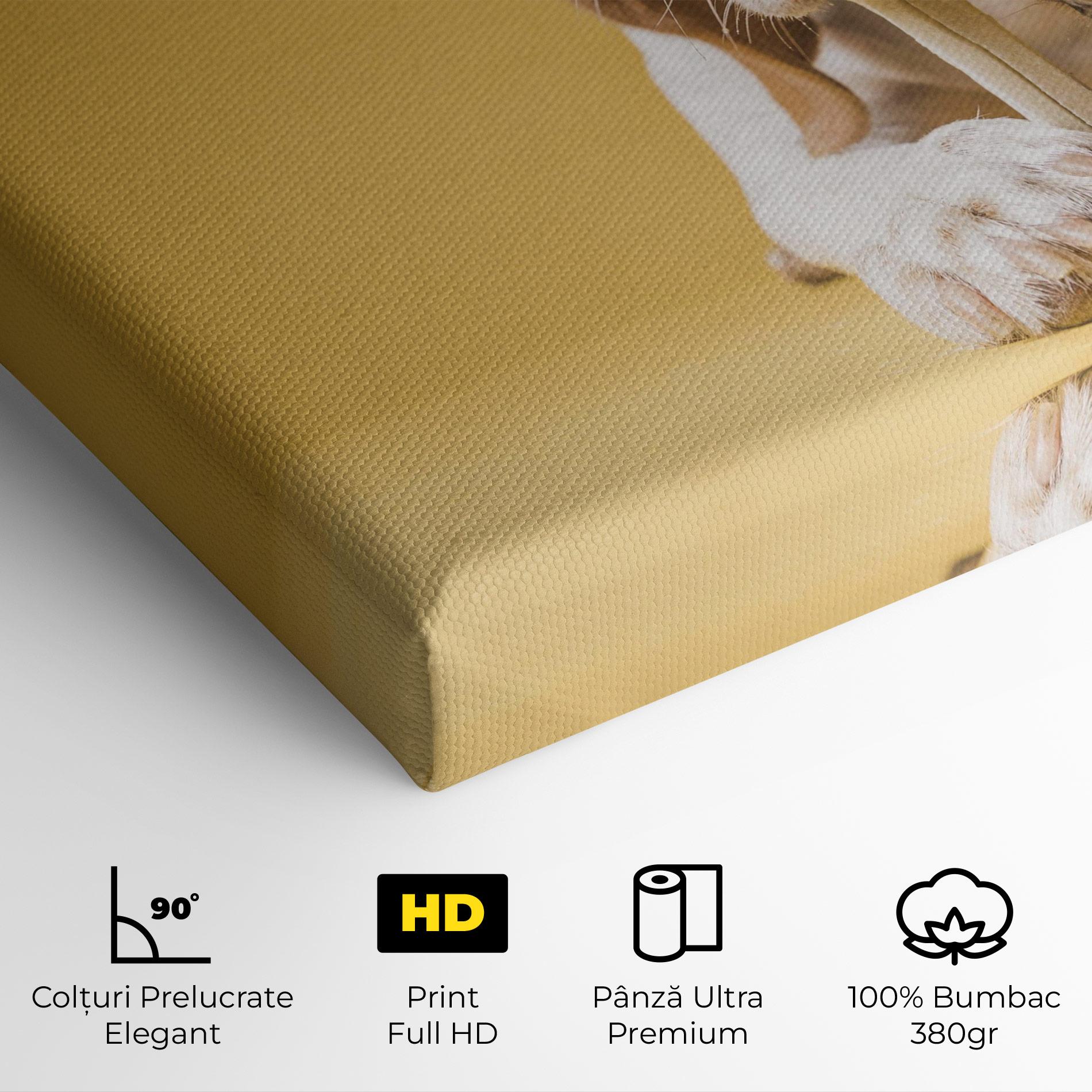 Tablou Canvas Dog Eating Bone mockup 4