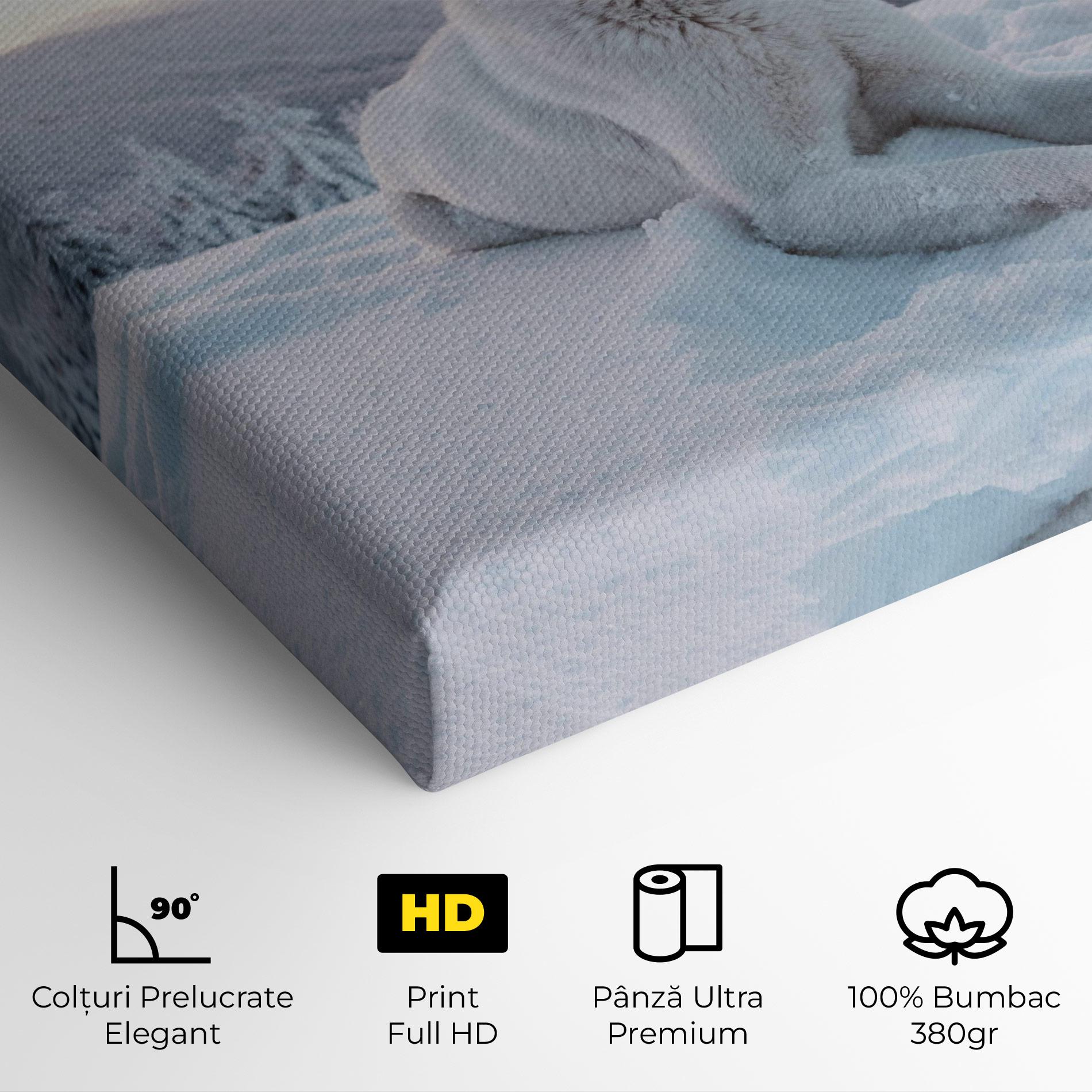 Tablou Canvas White Husky mockup 4