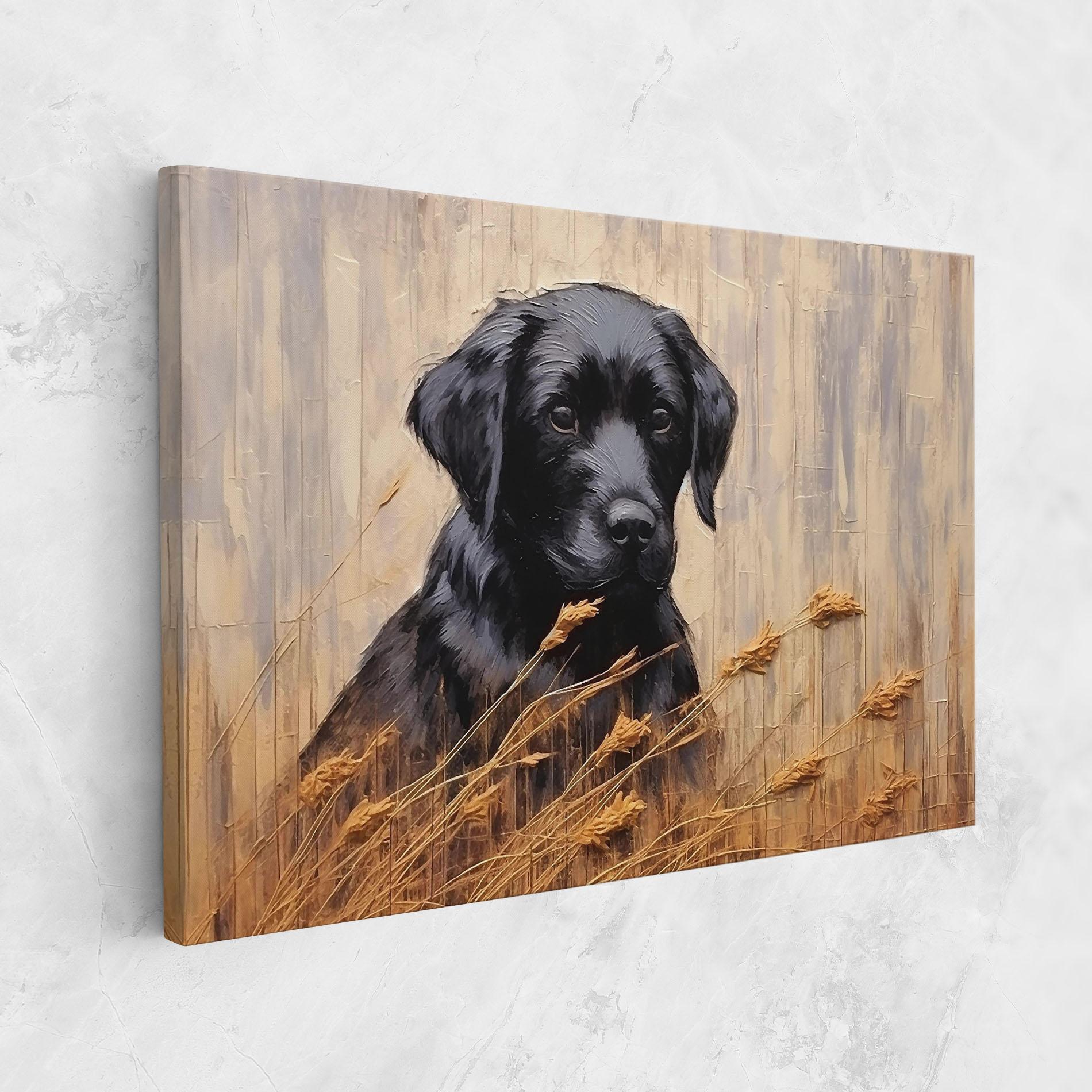 Tablou Canvas Black Dog Art mockup 1
