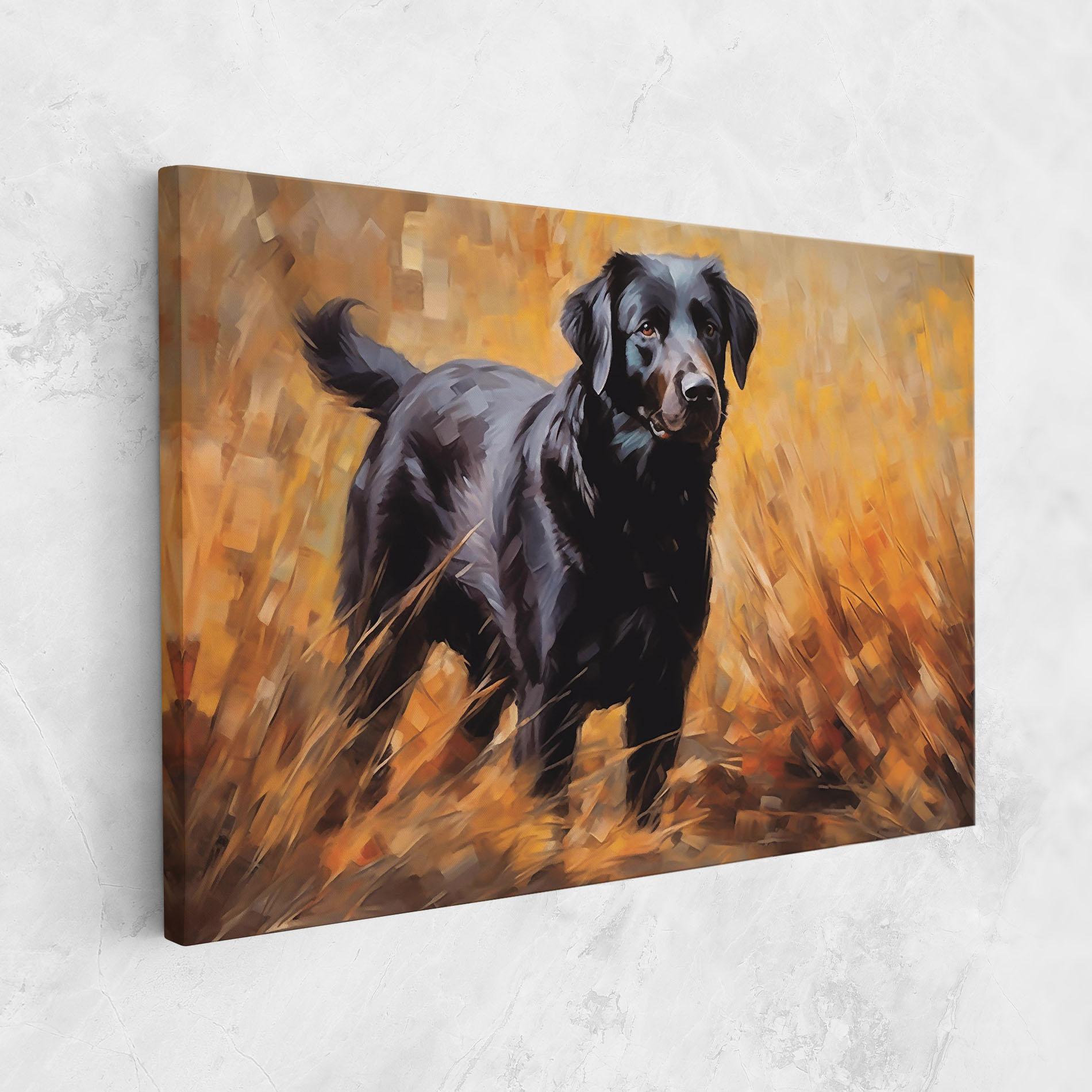 Tablou Canvas Black Pretty Dog mockup 1