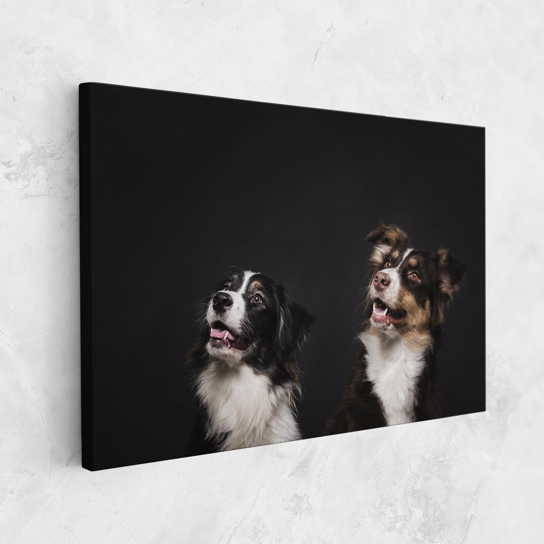 Tablou Canvas Cute Dogs Standing mockup 1