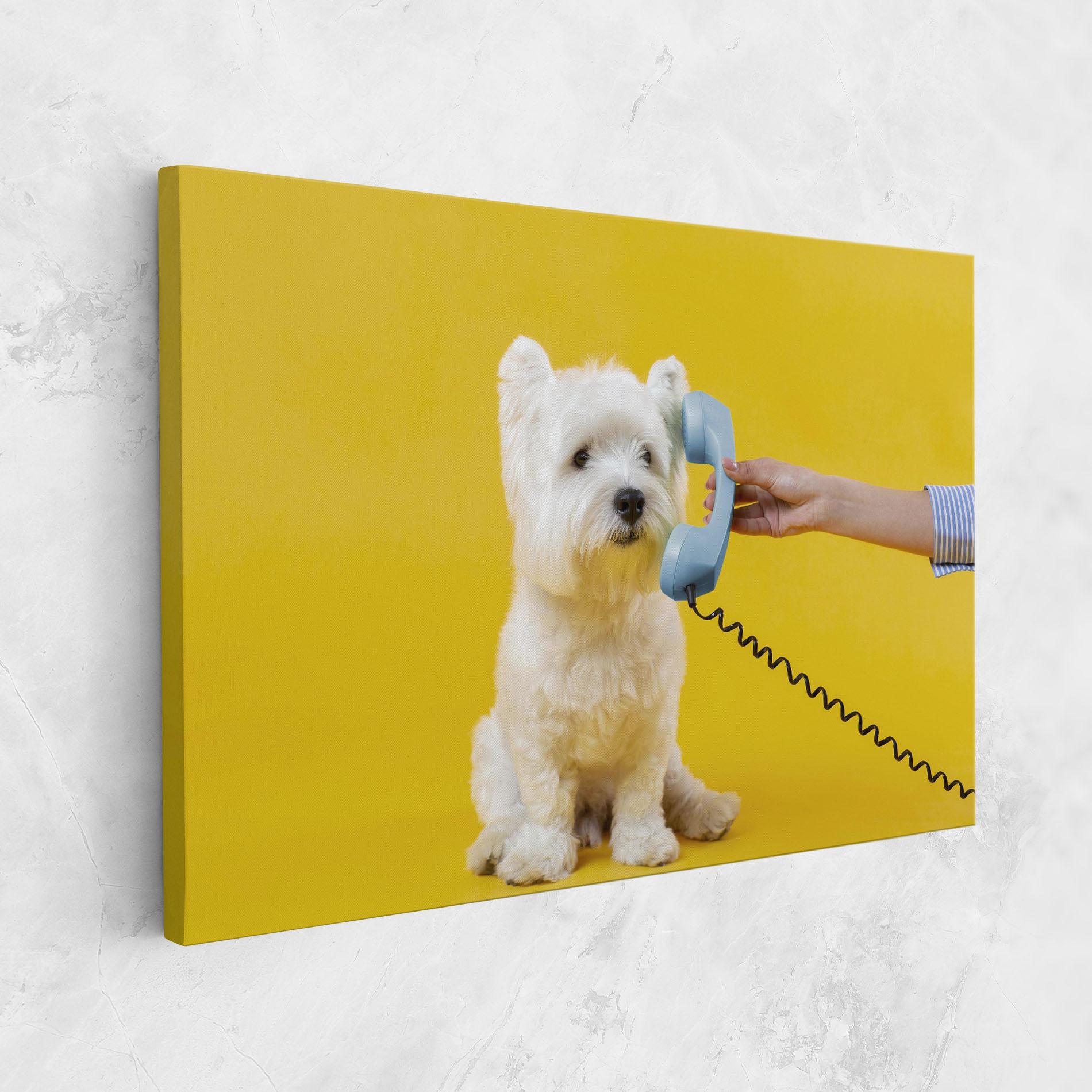 Tablou Canvas Cute Little Dog mockup 1