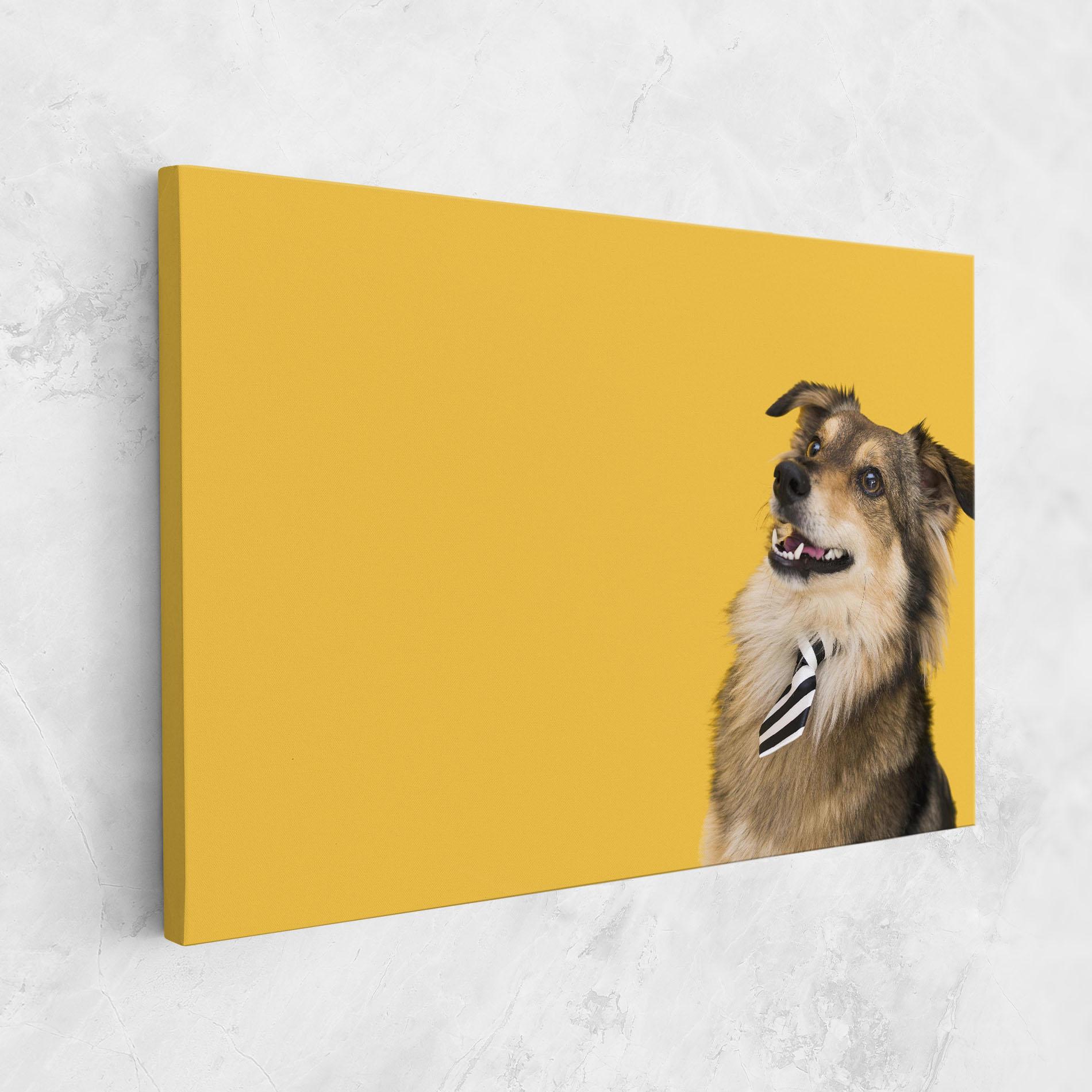 Tablou Canvas Cute Smiling Dog mockup 1