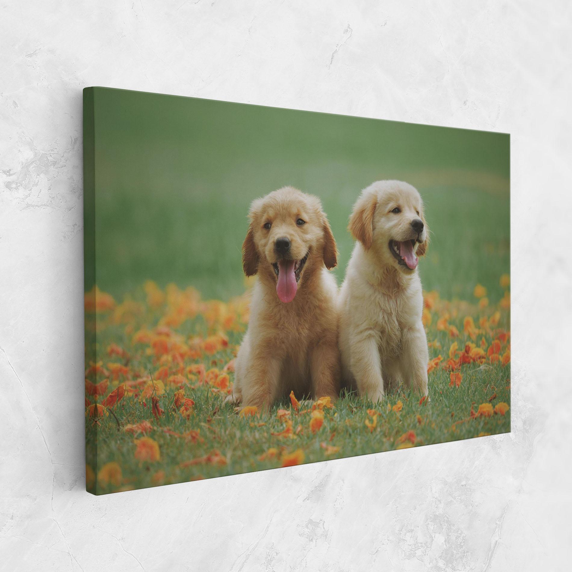 Tablou Canvas Happy Dogs mockup 1