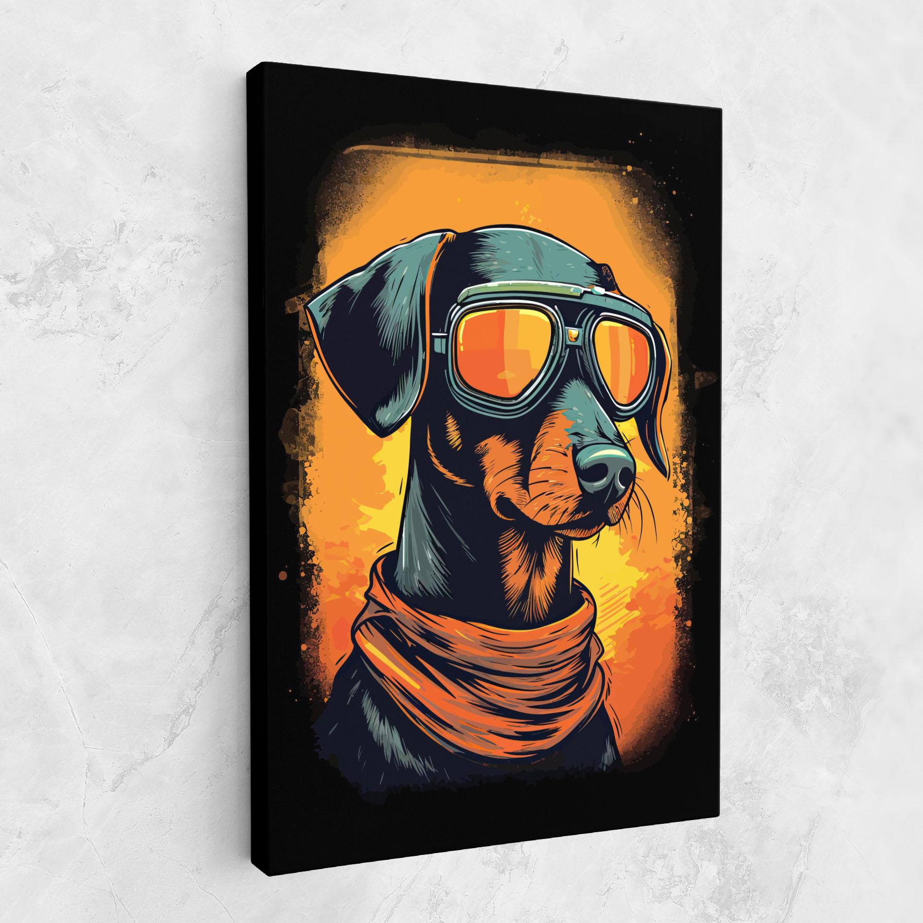 Tablou Canvas Cool Dog mockup 1