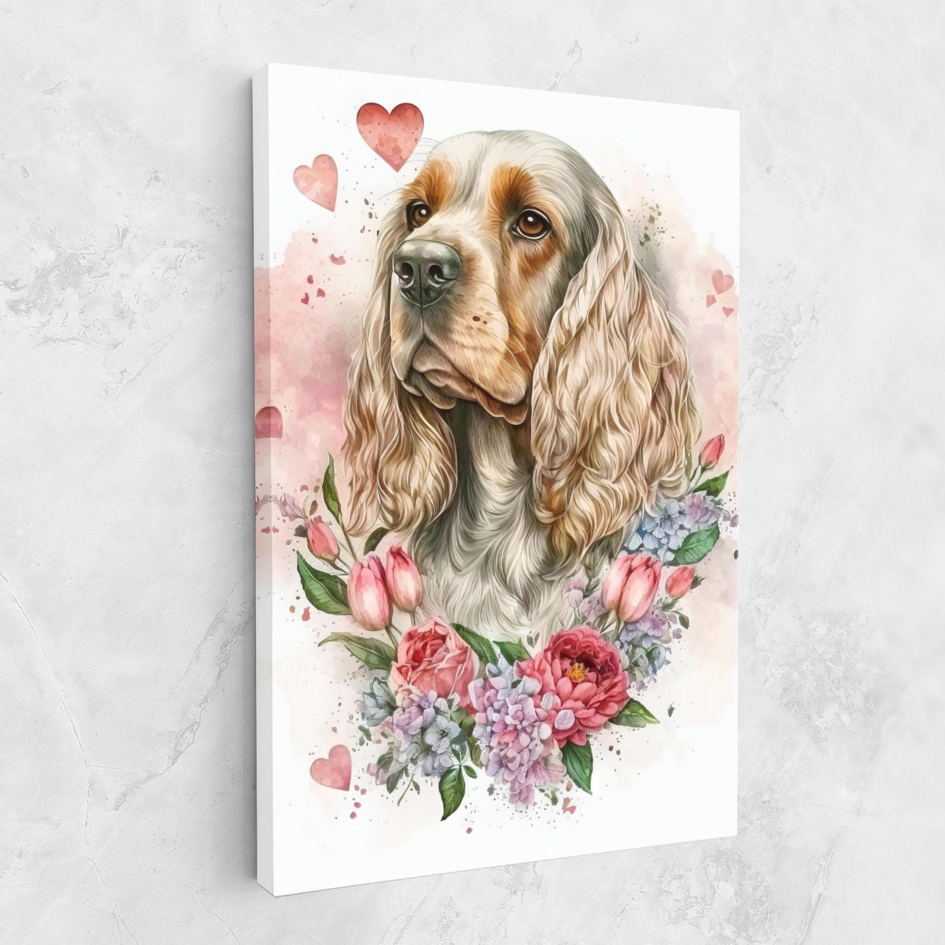 Tablou Canvas Cute Little Cocker mockup 1