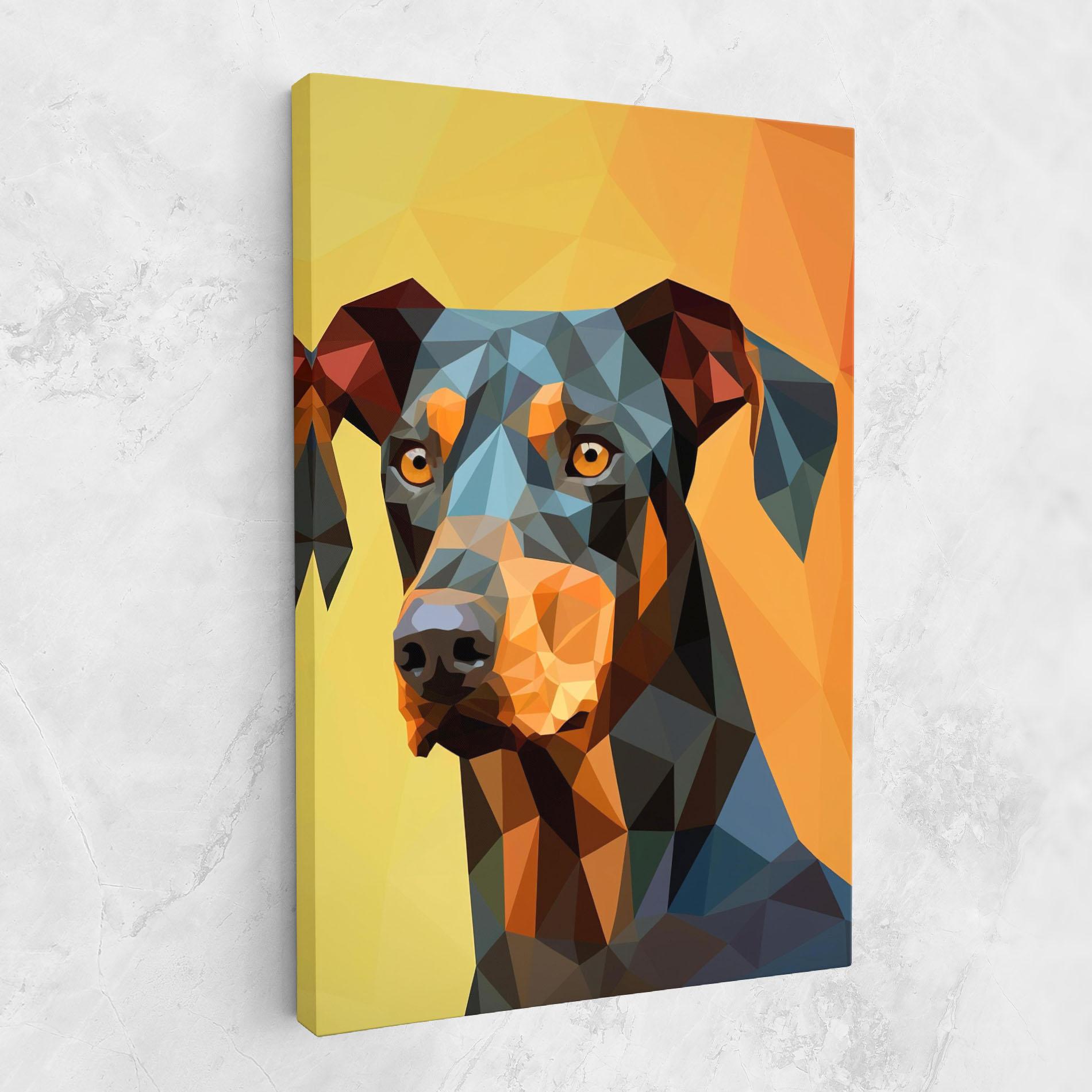 Tablou Canvas Digital Art Dog mockup 1
