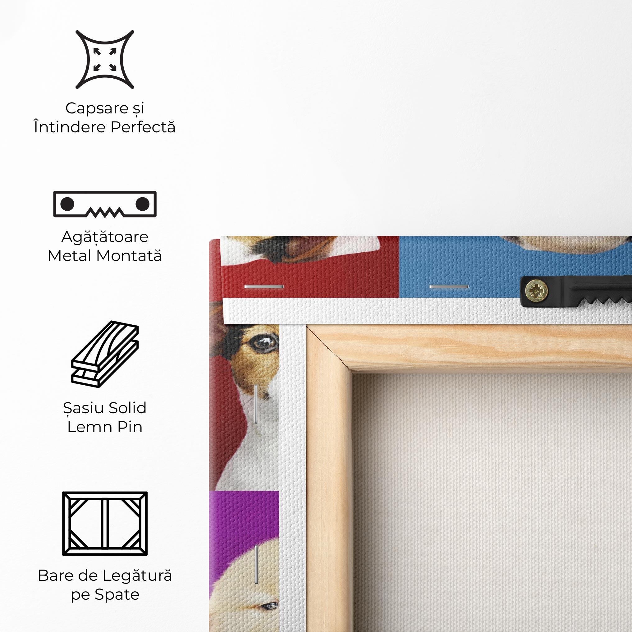 Tablou Canvas Adorable Puppies Mix mockup 5