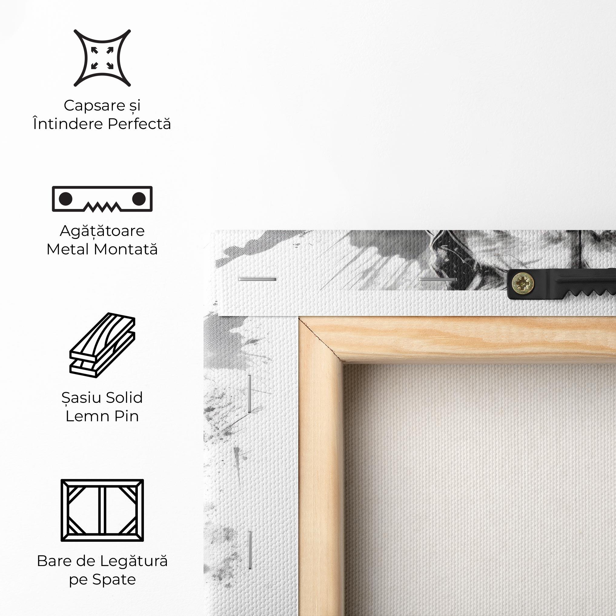Tablou Canvas Angry Dog Jump mockup 5