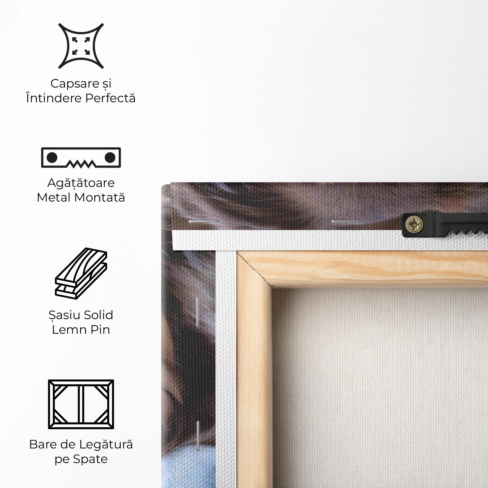 Tablou Canvas Coffee Brown Dog mockup 5