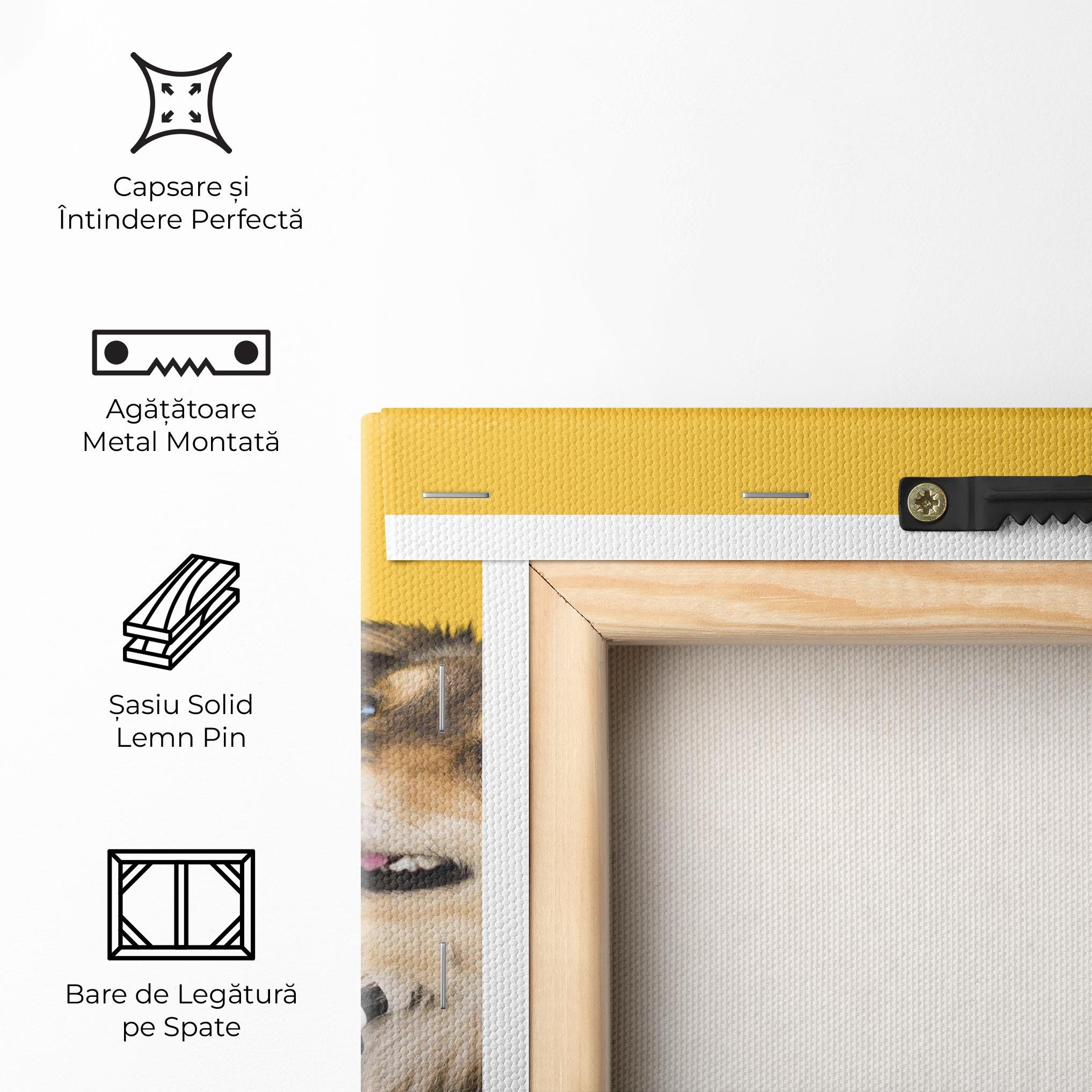 Tablou Canvas Cute Smiling Dog mockup 5