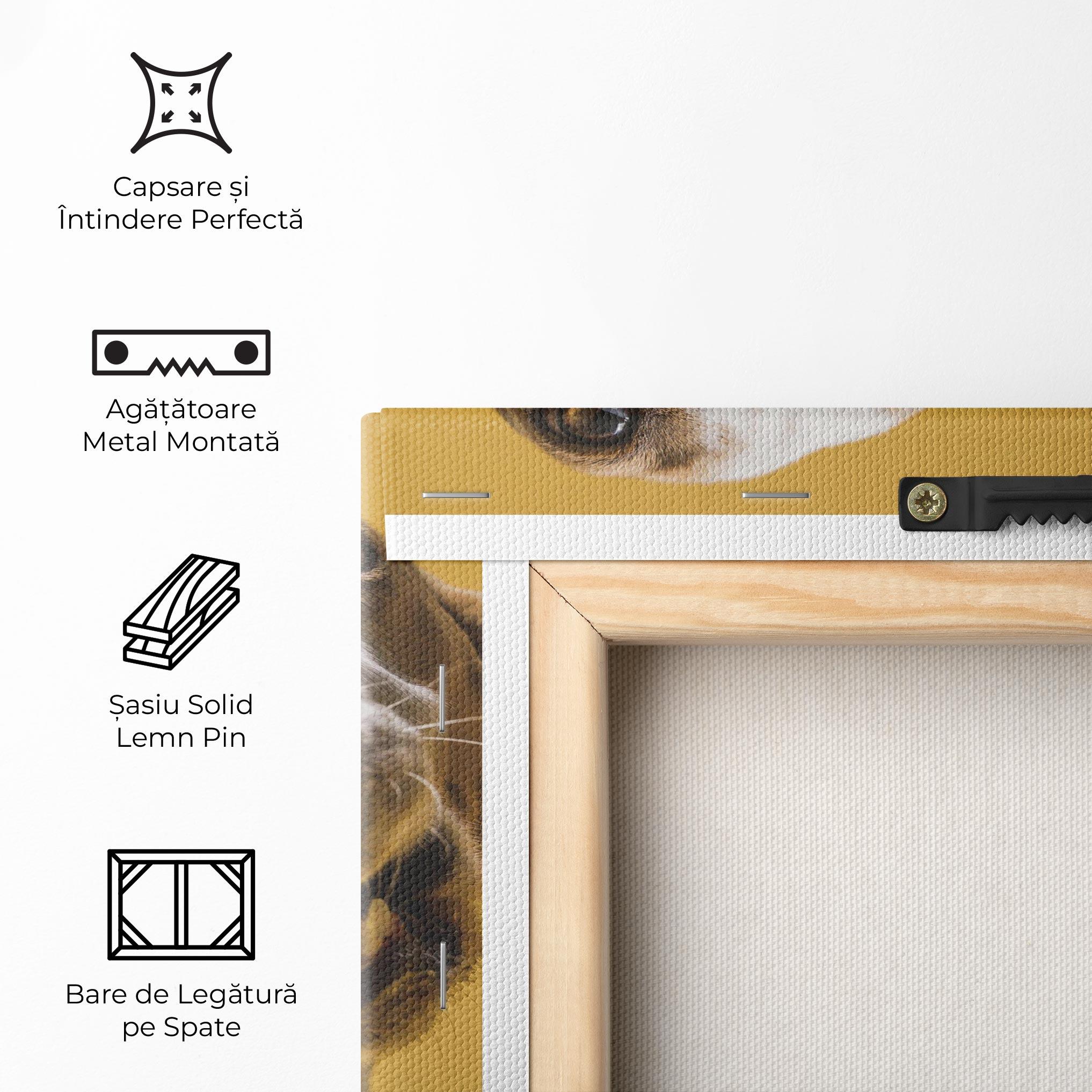 Tablou Canvas Dog Eating Bone mockup 5