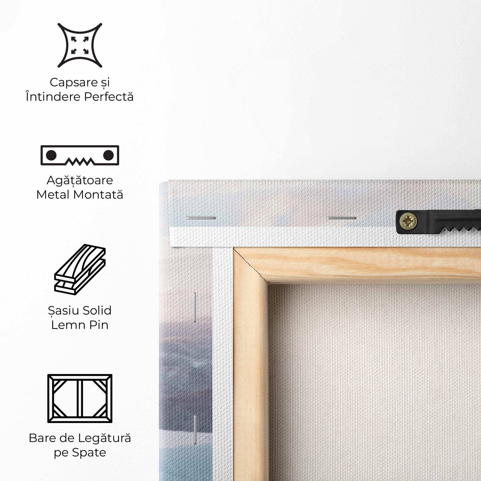 Tablou Canvas White Husky mockup 5