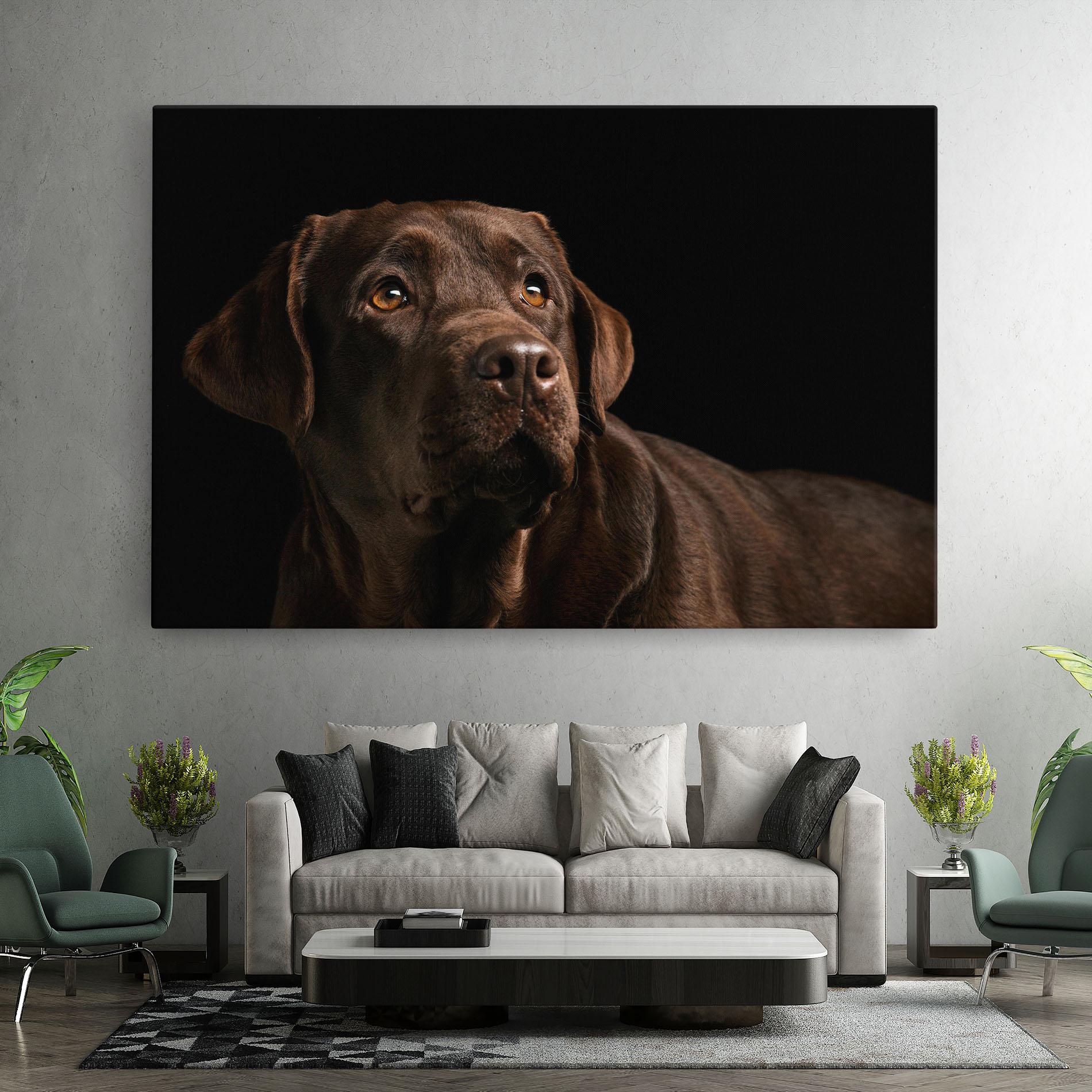 Tablou Canvas Brown Labrador mockup 7