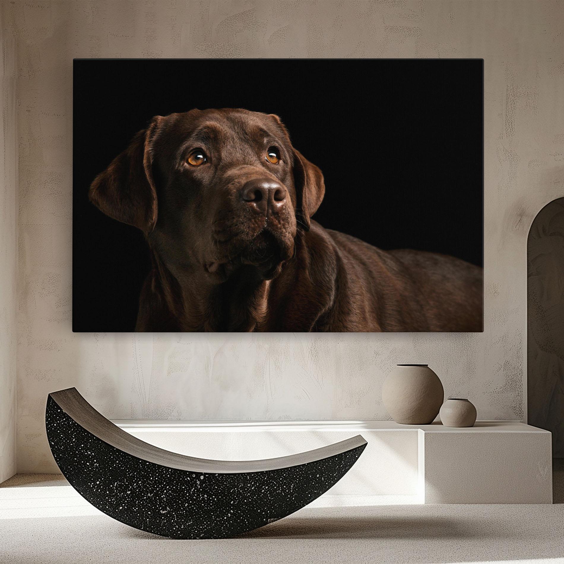 Tablou Canvas Brown Labrador mockup 8