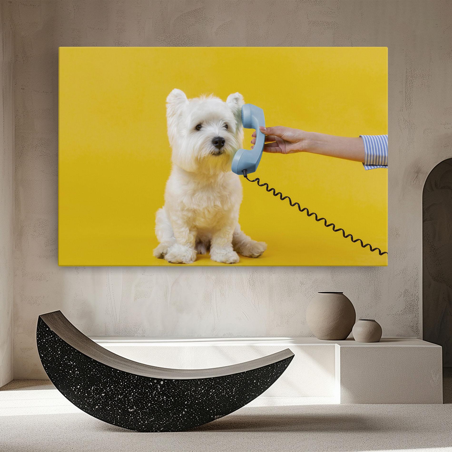 Tablou Canvas Cute Little Dog mockup 8