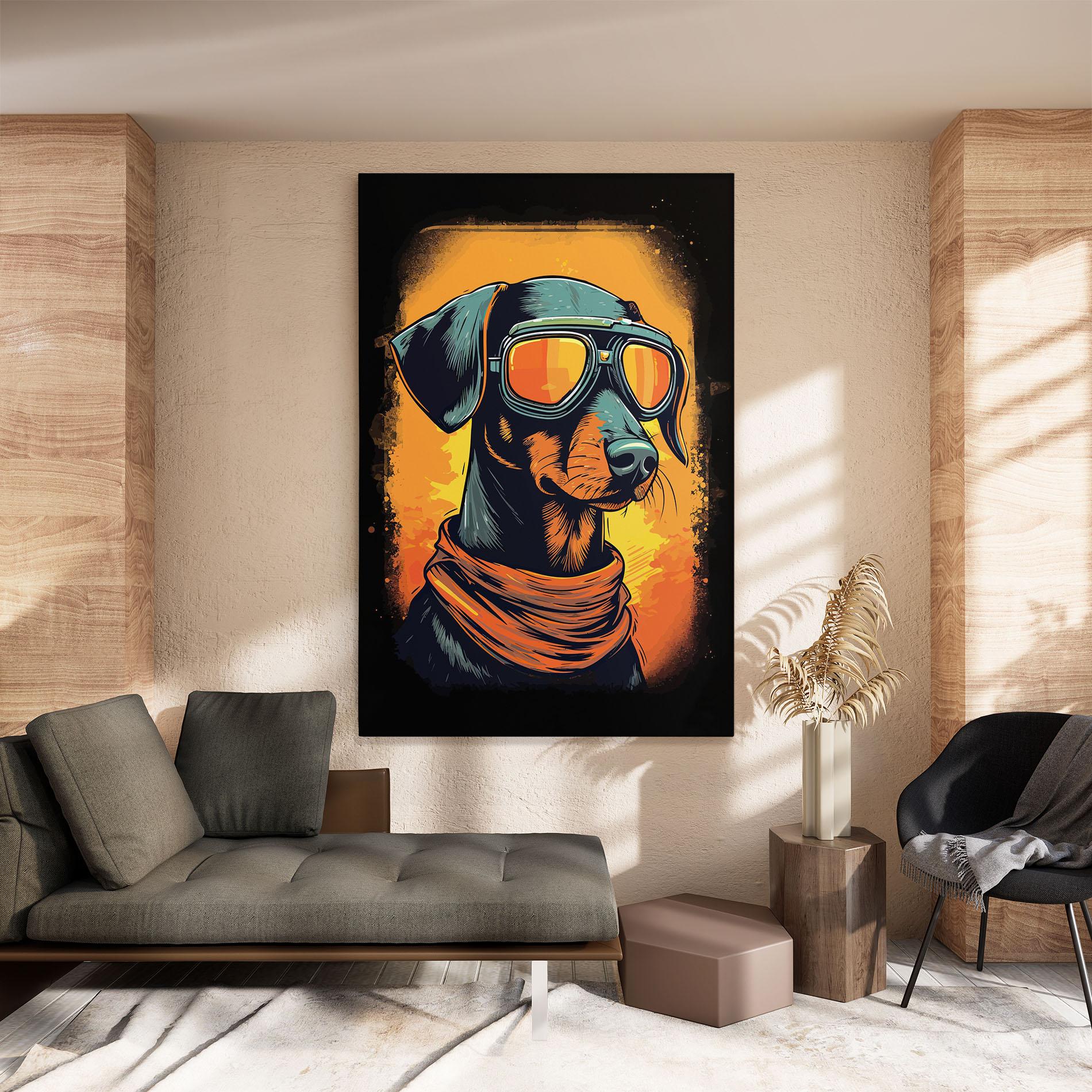 Tablou Canvas Cool Dog mockup 8