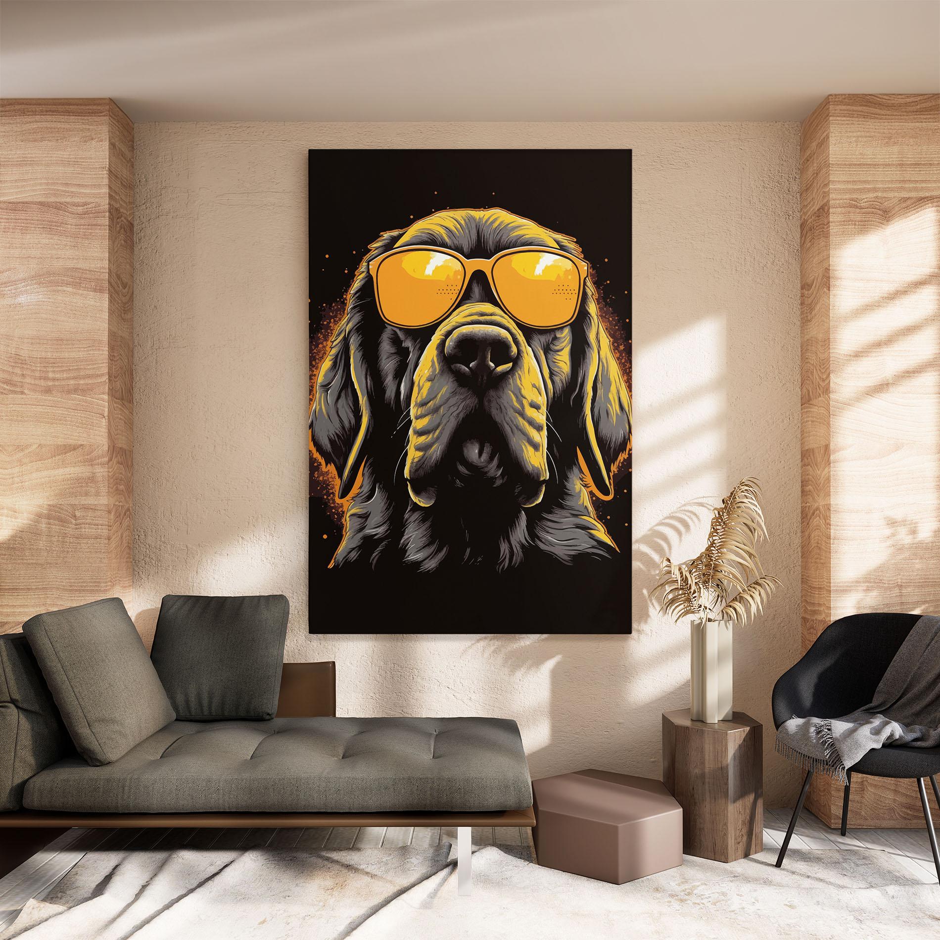 Tablou Canvas Coolest Dog mockup 8