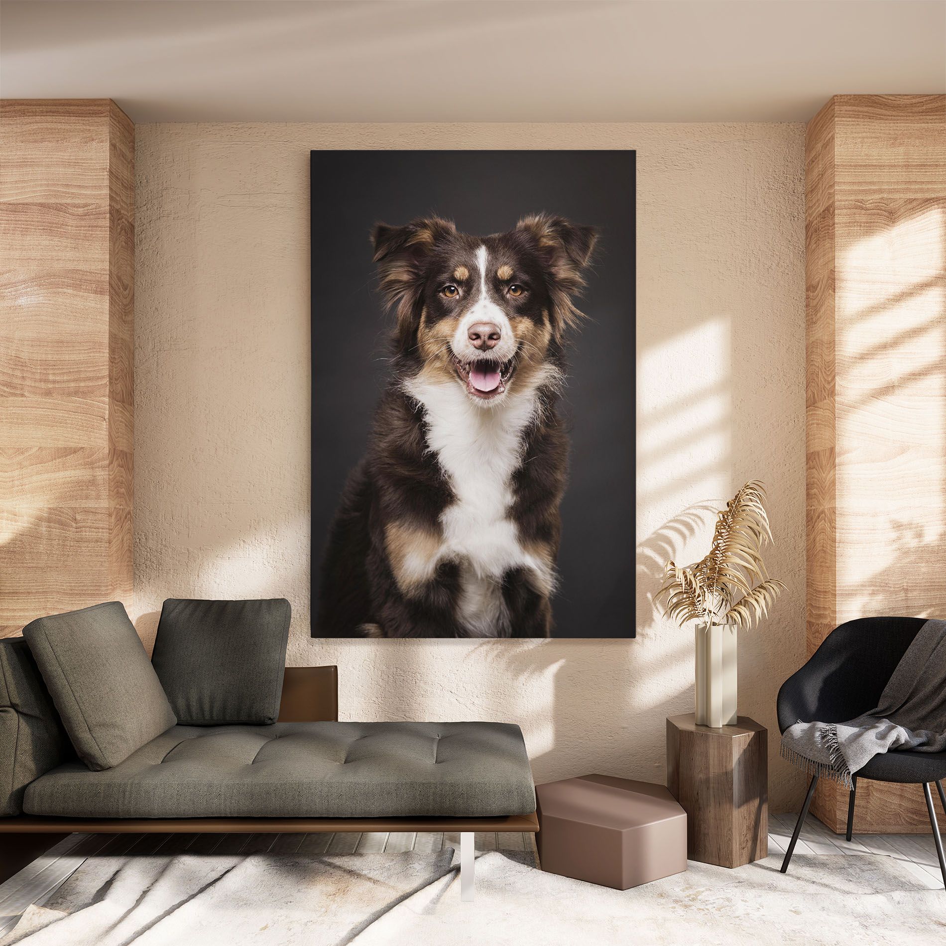 Cute Dog Sitting mockup 8