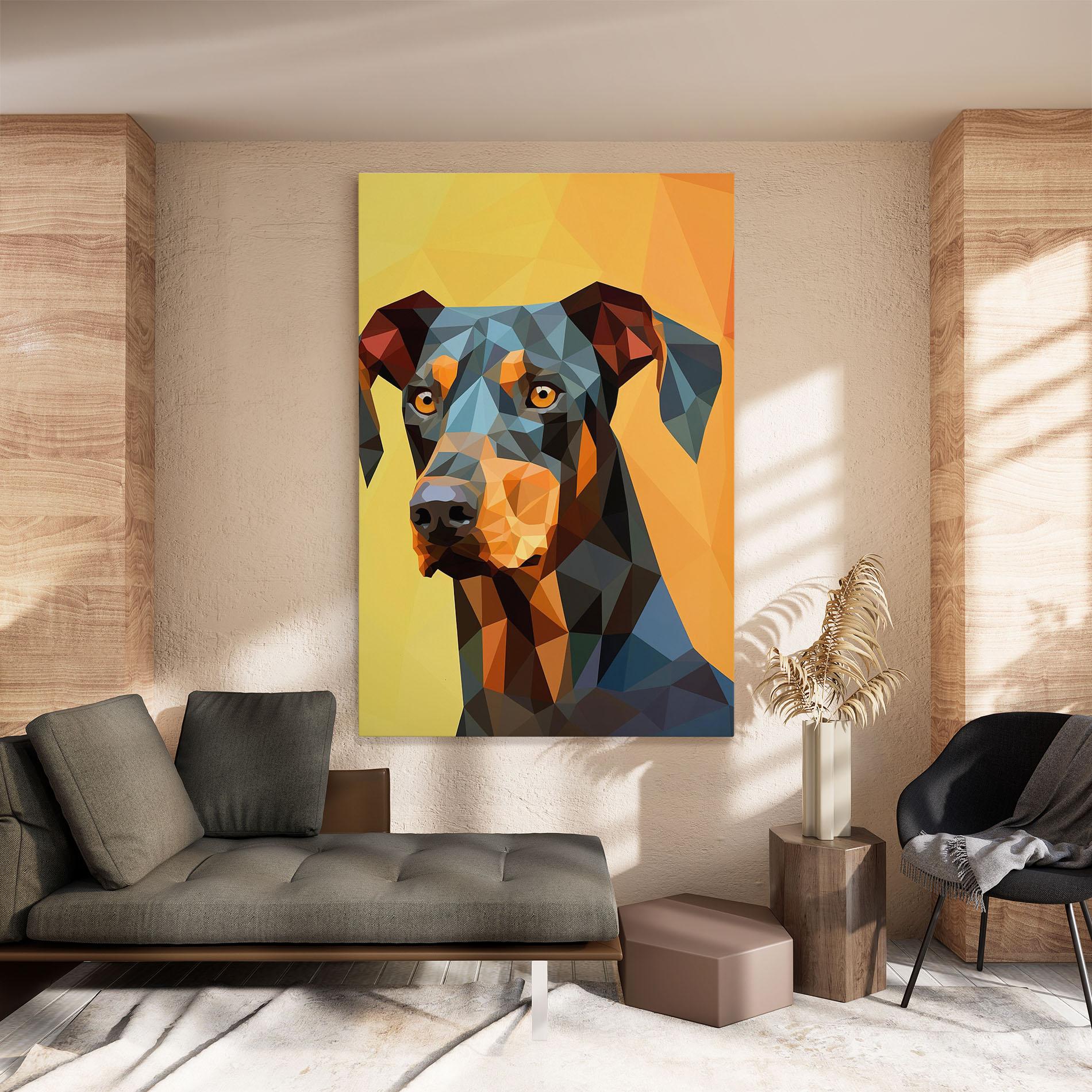Tablou Canvas Digital Art Dog mockup 8