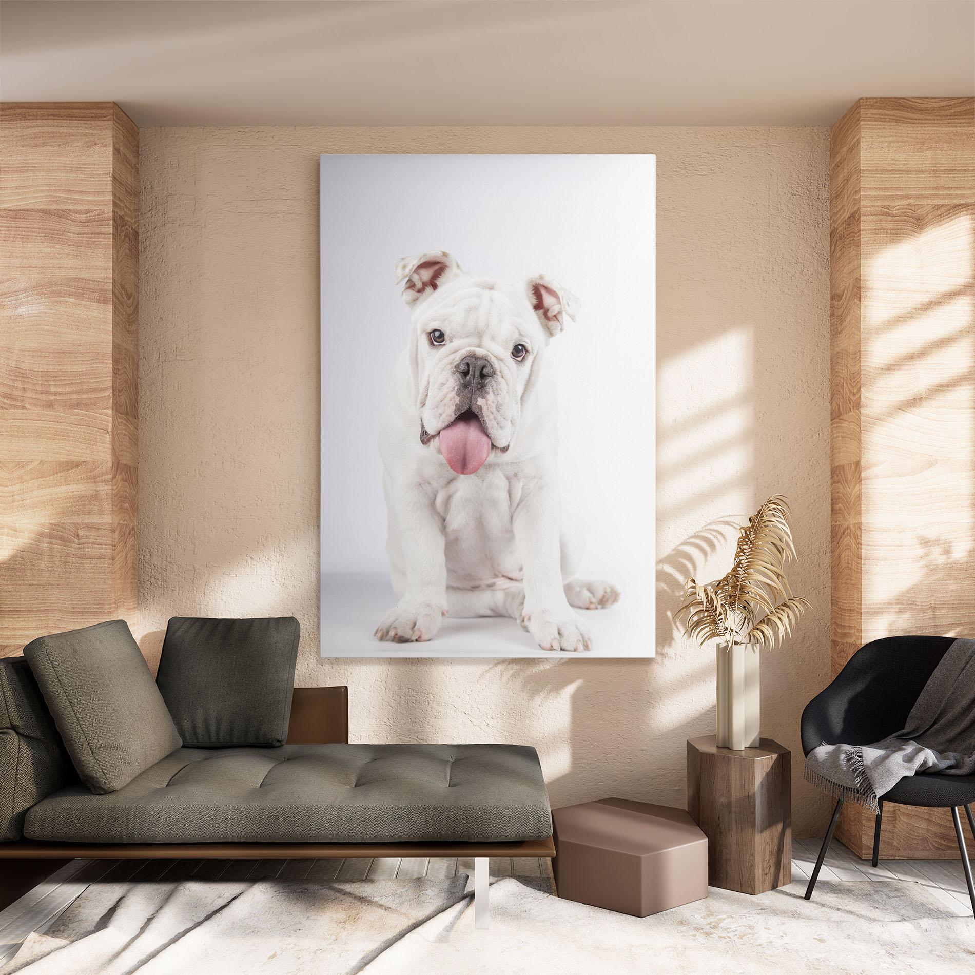Tablou Canvas English Bulldog mockup 8