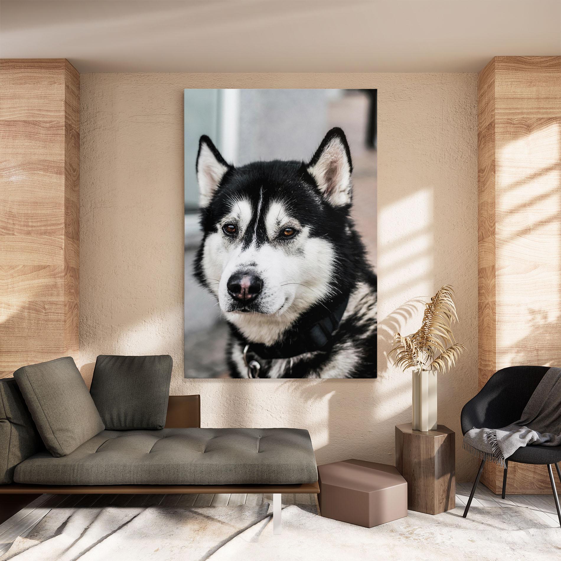 Tablou Canvas Husky Dog mockup 8