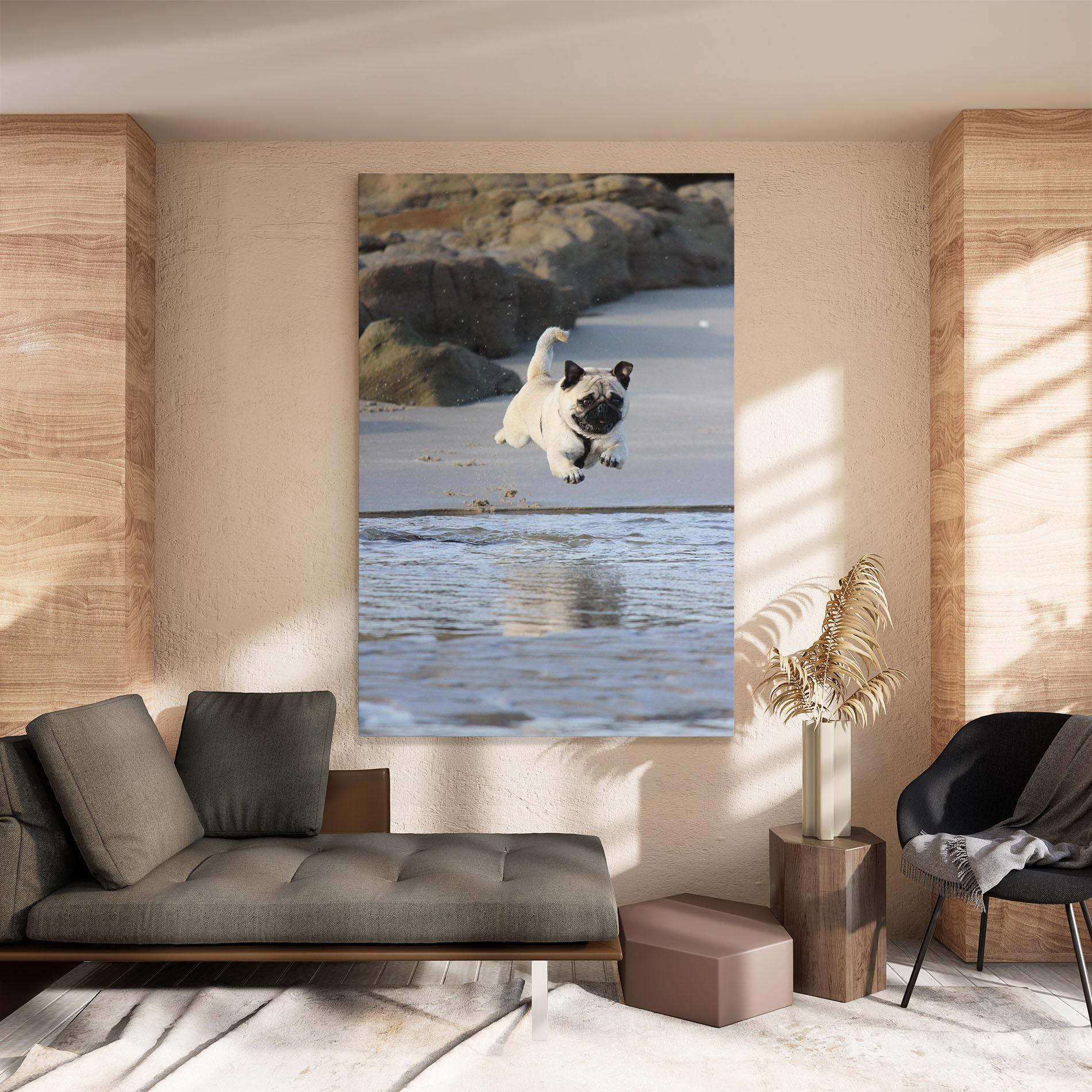 Tablou Canvas Water Pug mockup 8