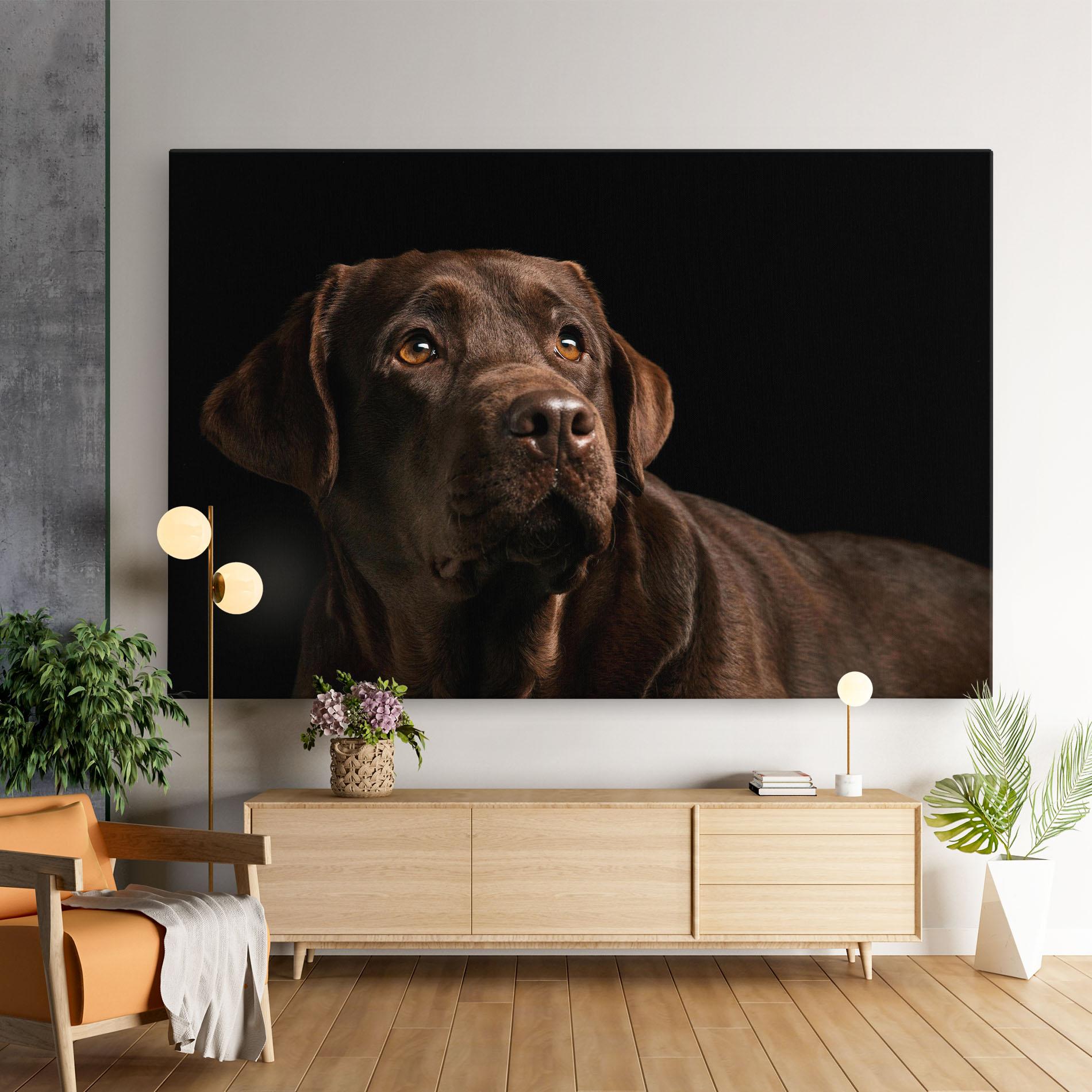 Tablou Canvas Brown Labrador mockup 9