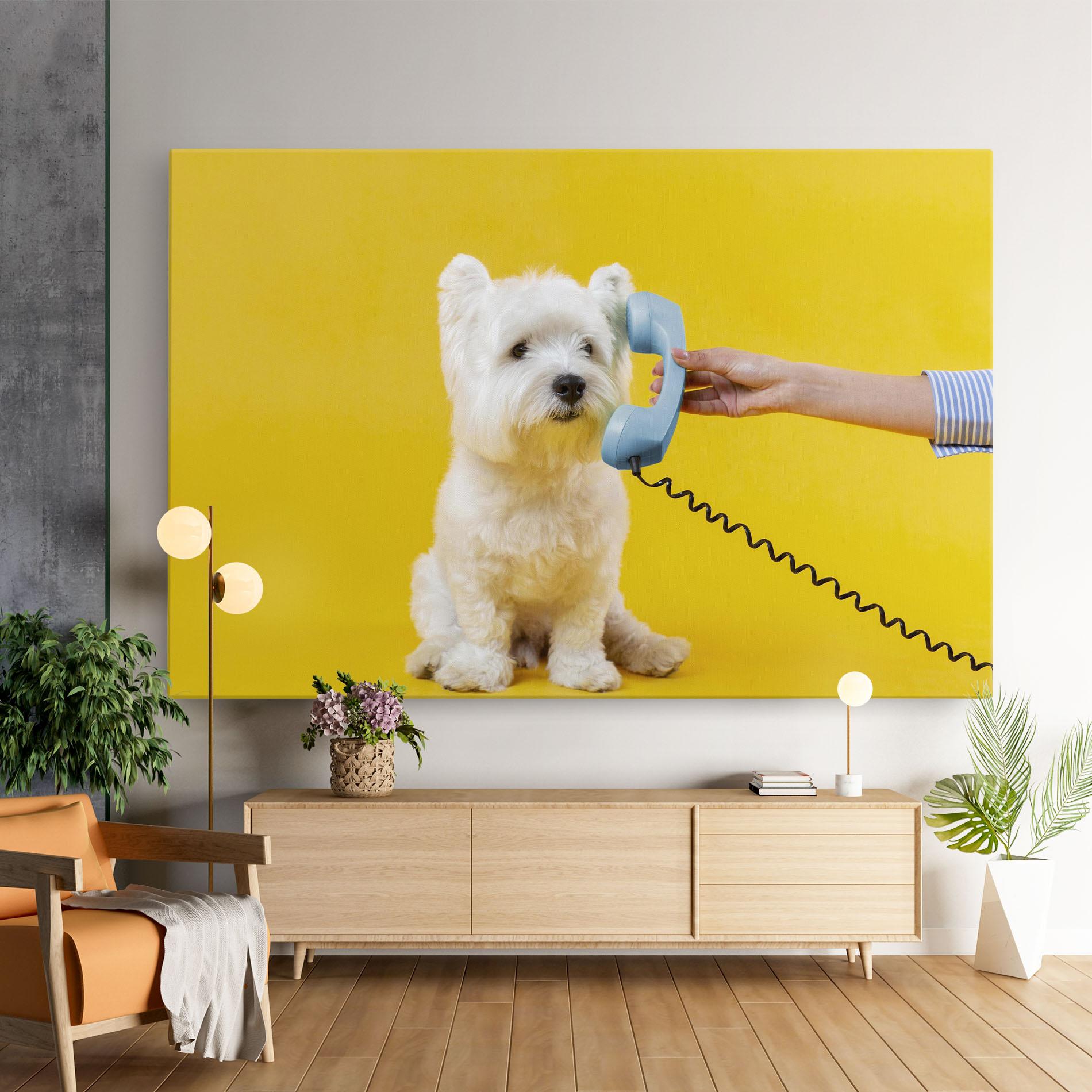 Tablou Canvas Cute Little Dog mockup 9