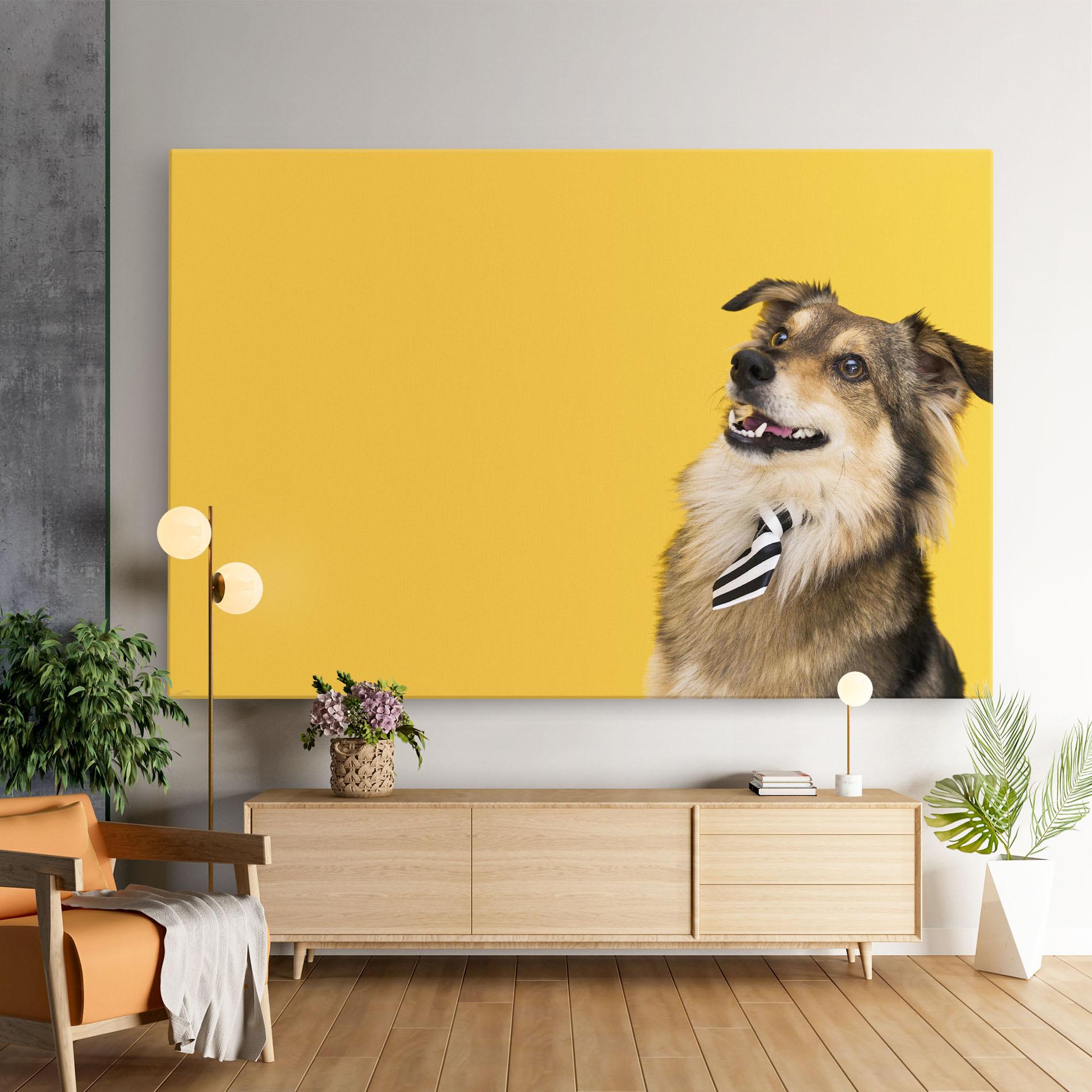 Tablou Canvas Cute Smiling Dog mockup 9