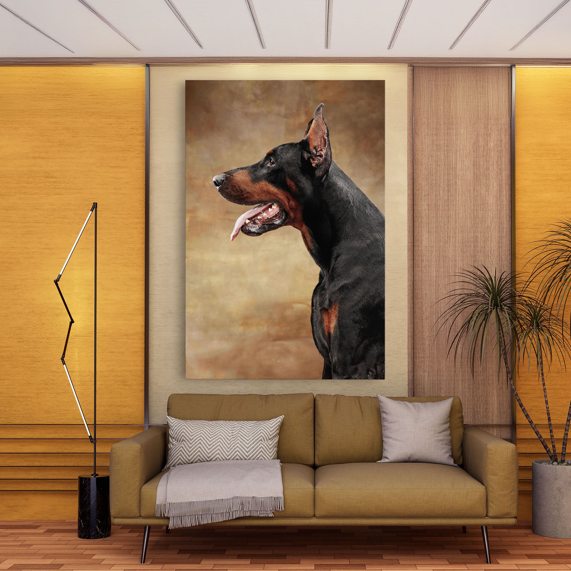 Doberman Pinscher mockup 9