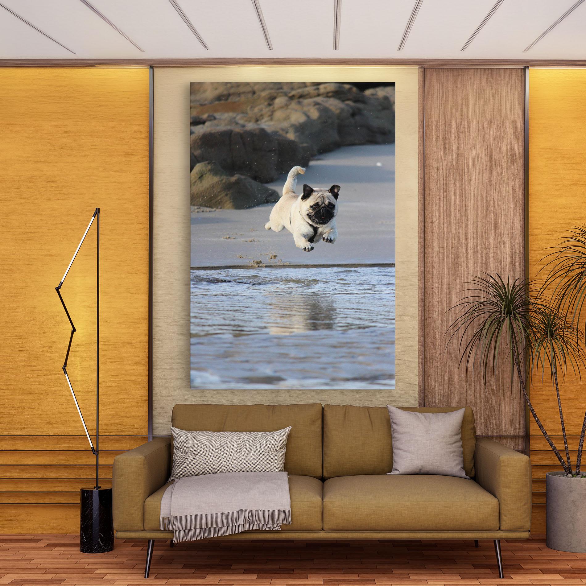 Tablou Canvas Water Pug mockup 9