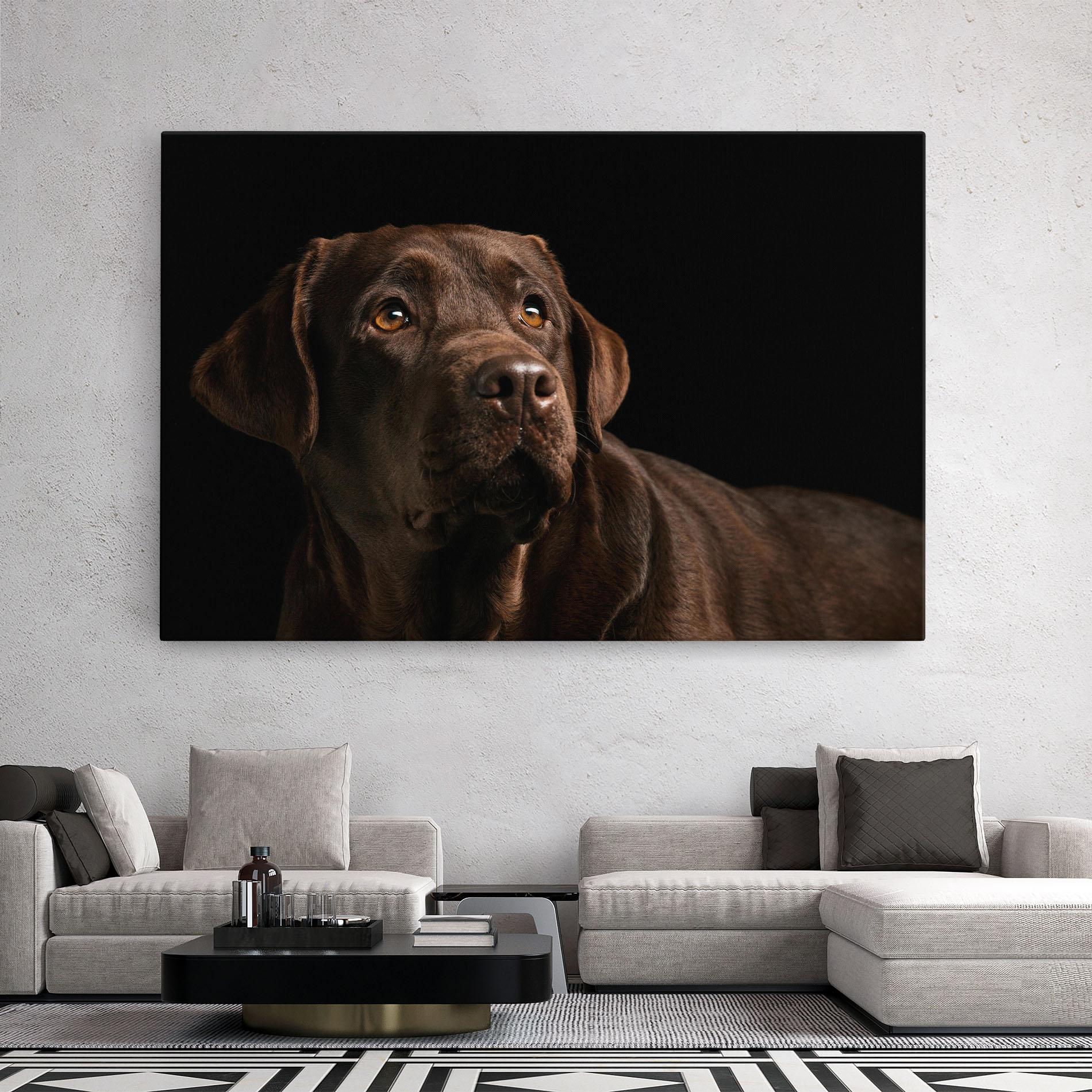 Tablou Canvas Brown Labrador mockup 2