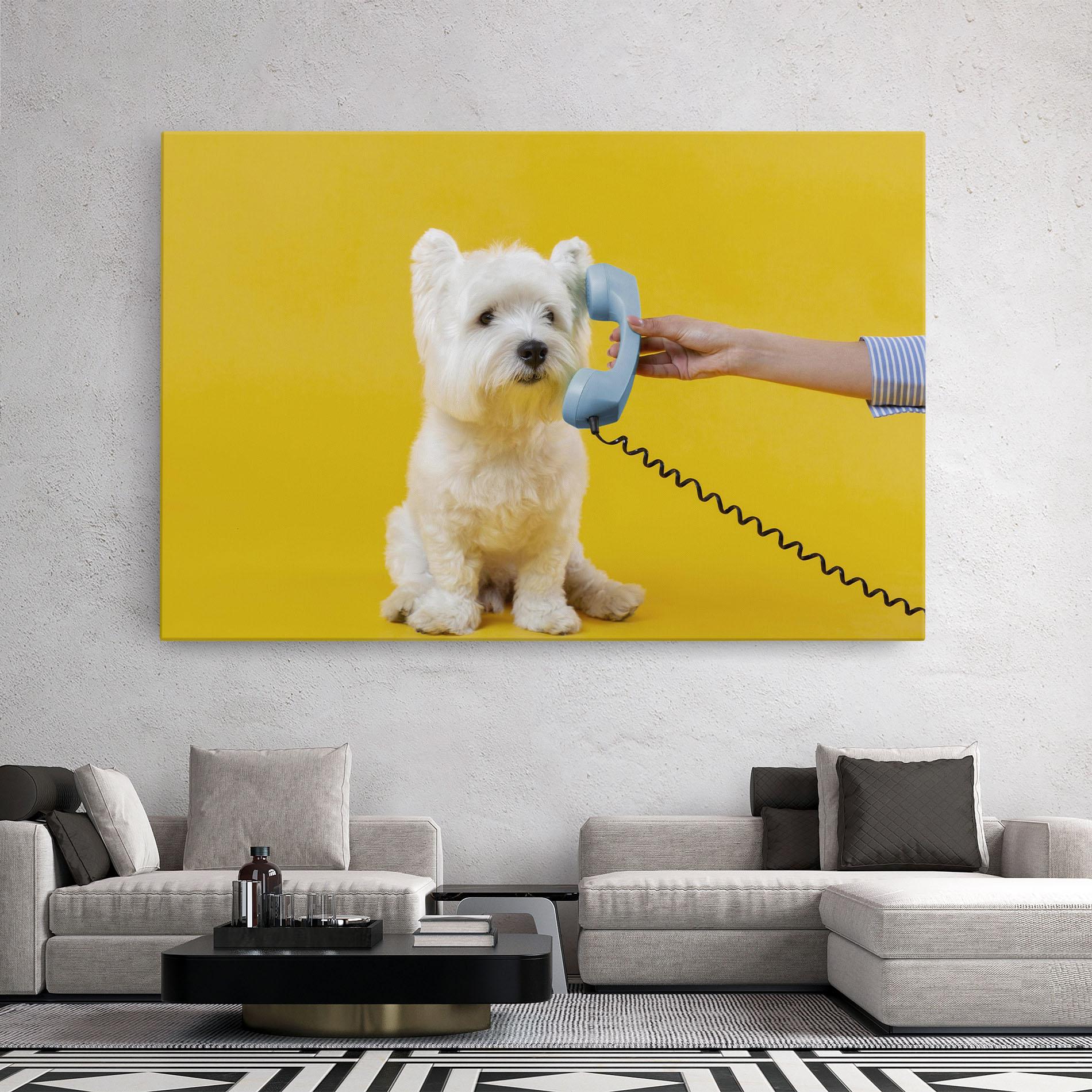 Tablou Canvas Cute Little Dog mockup 2