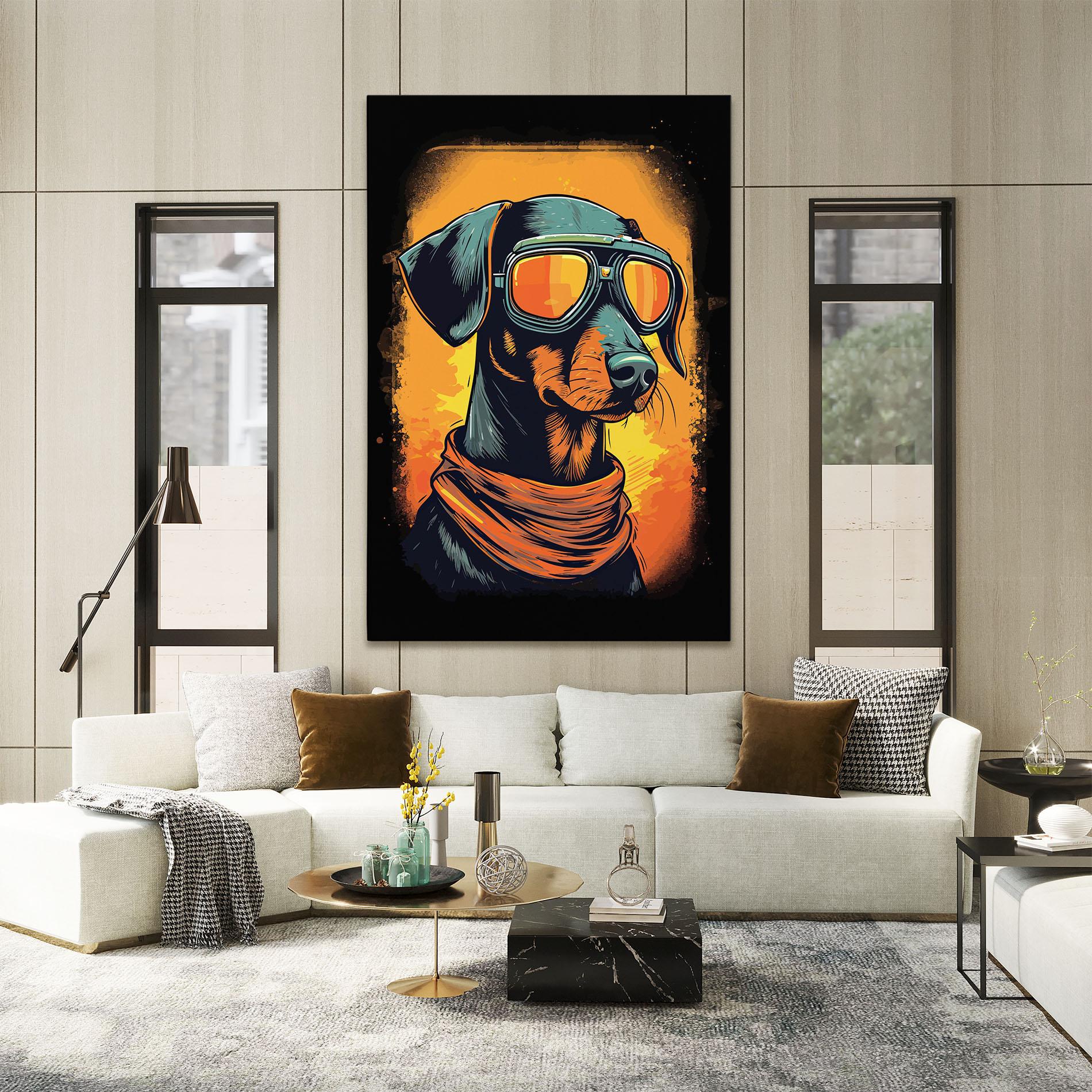 Tablou Canvas Cool Dog mockup 2