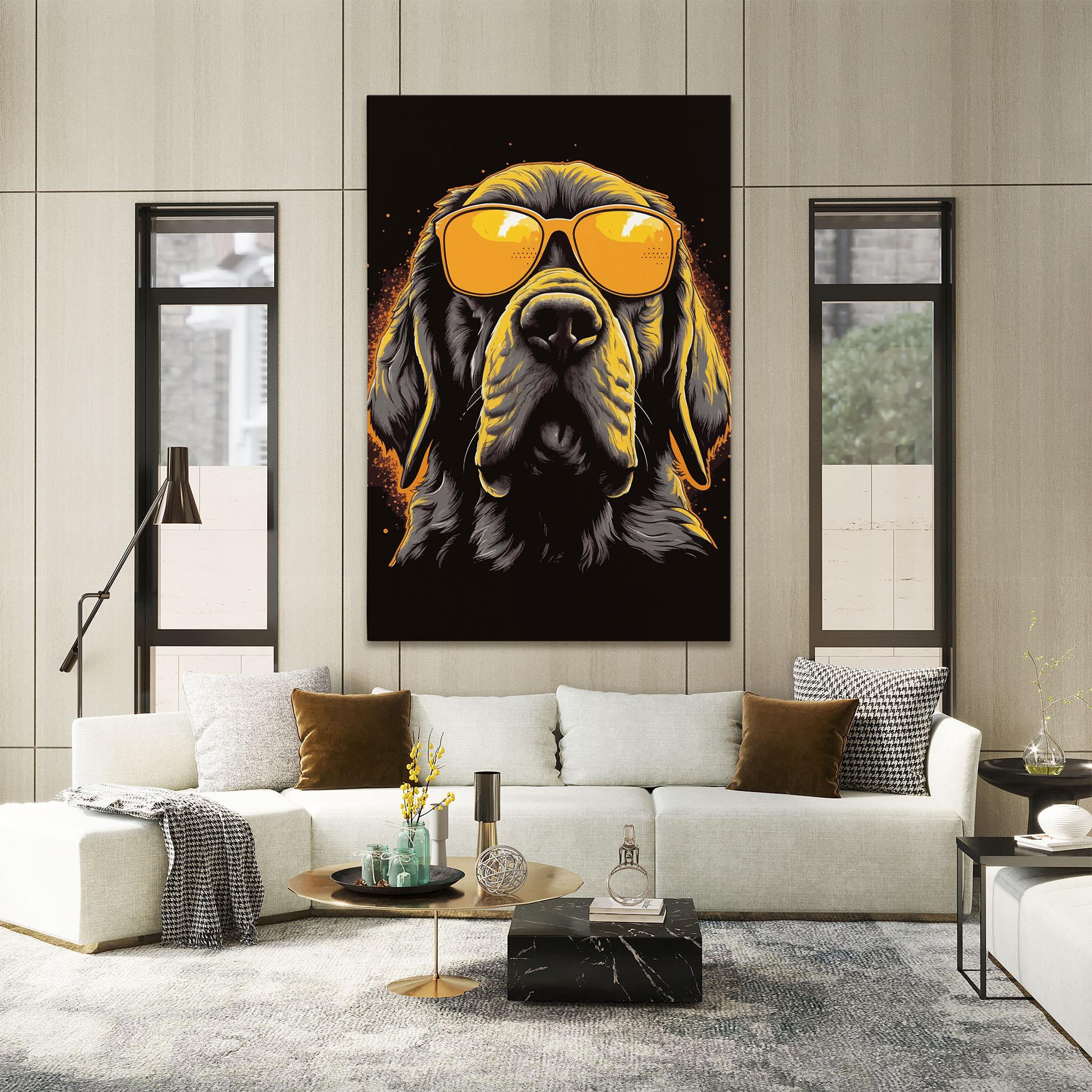 Tablou Canvas Coolest Dog mockup 2