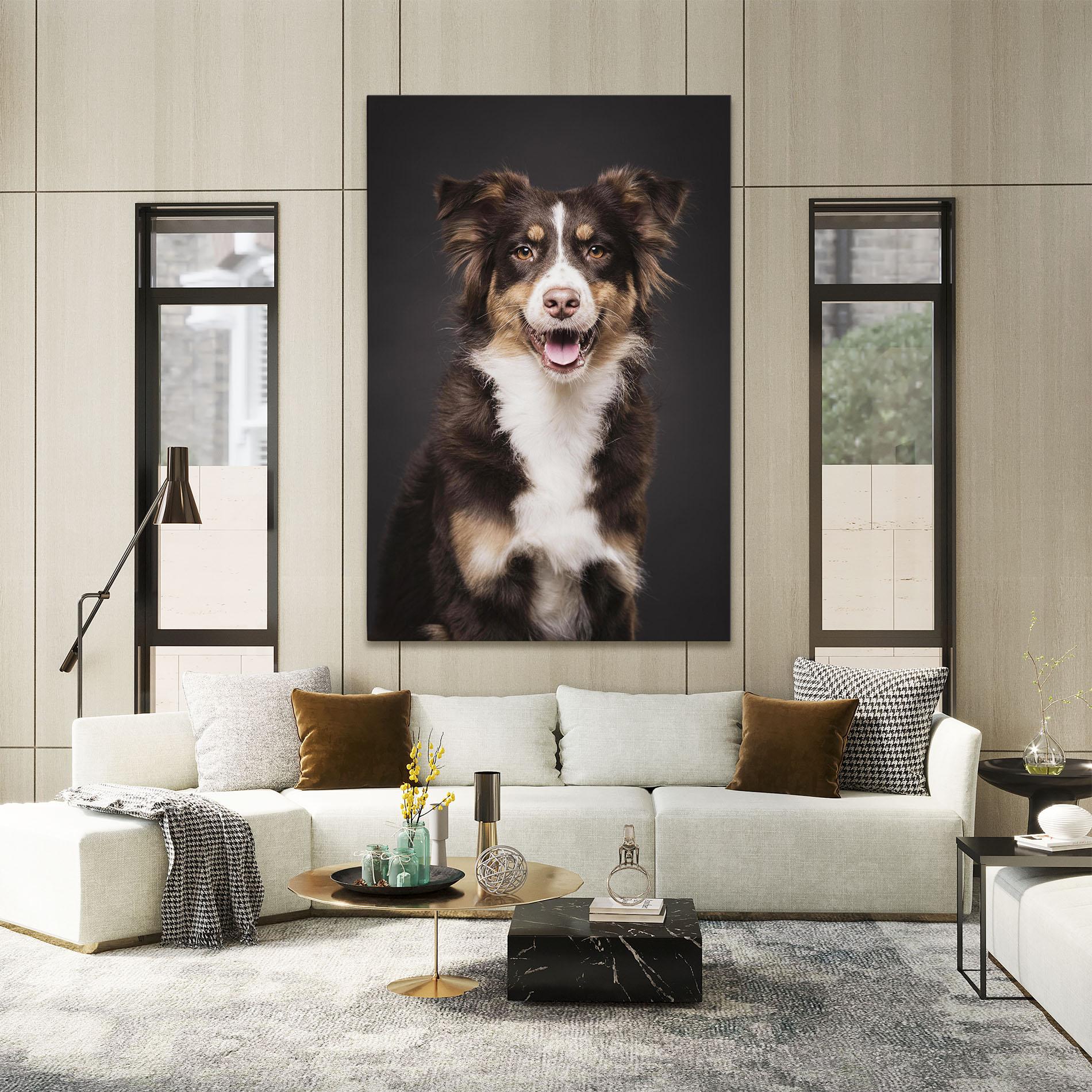 Tablou Canvas Cute Dog Sitting mockup 2