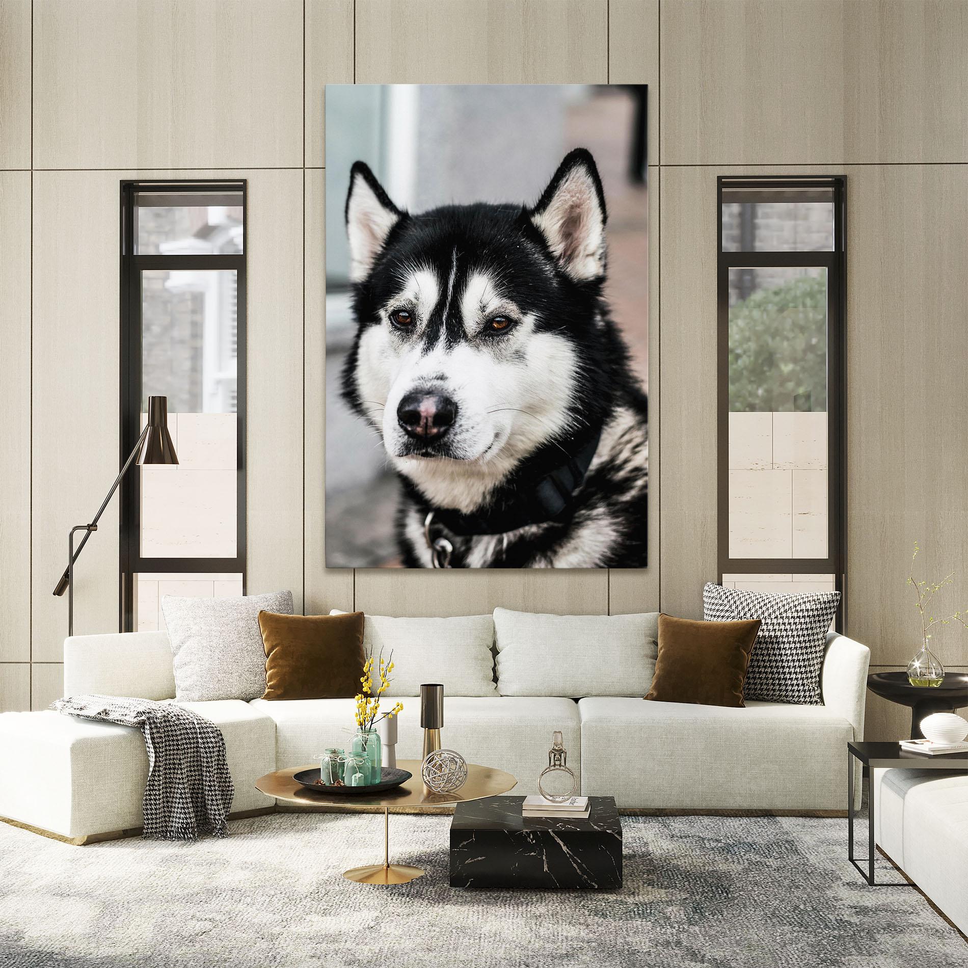 Tablou Canvas Husky Dog mockup 2