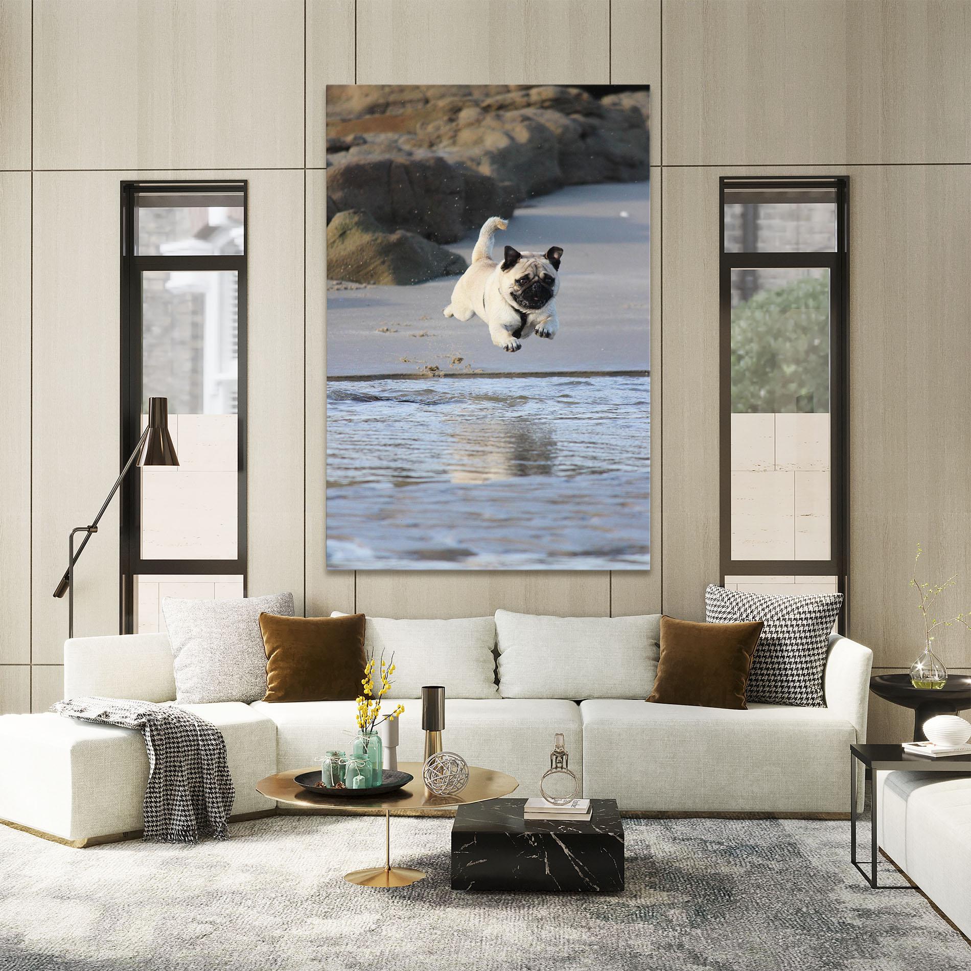 Tablou Canvas Water Pug mockup 2